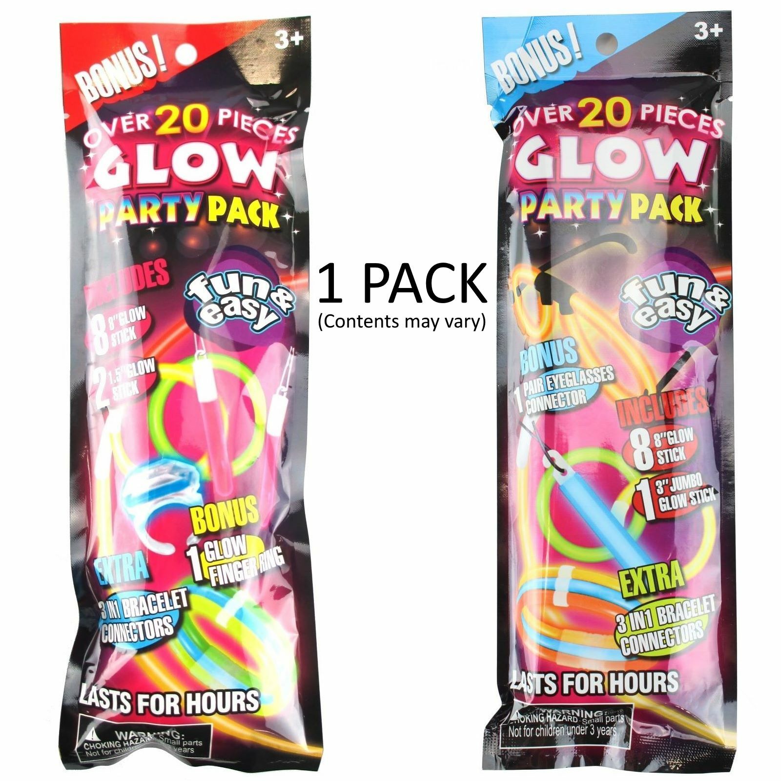 Glow Stick Party Pack (1 Only) Party Bag Fillers Favours and Gifts