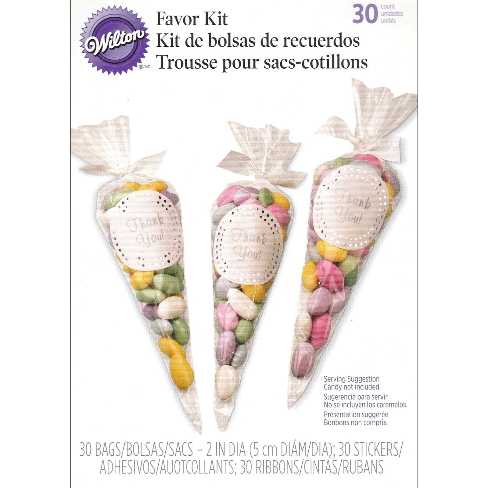 Lolly Buffet Favour Bag Kit (Set of 30)
