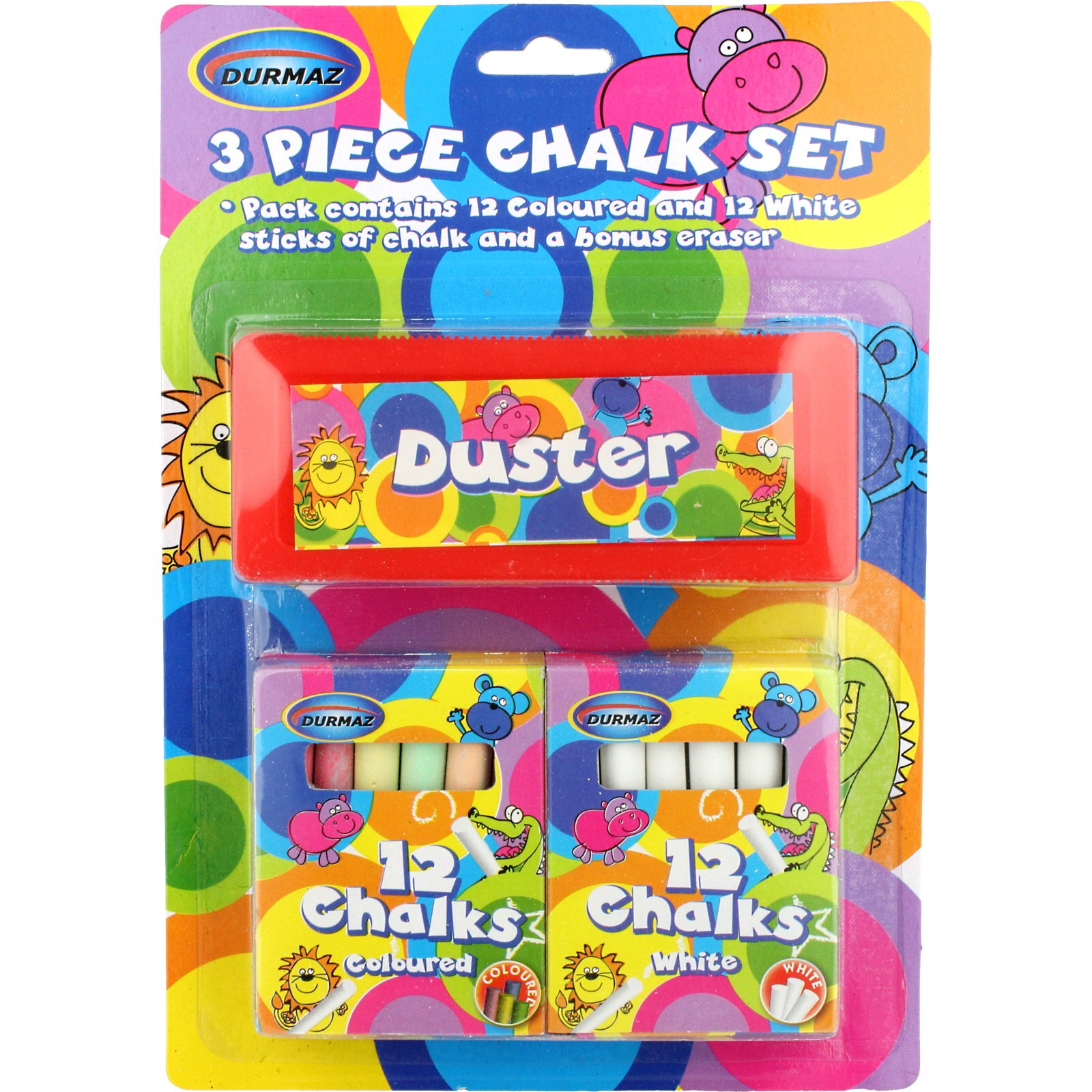 Kids Chalk & Duster Set (3 Pieces)