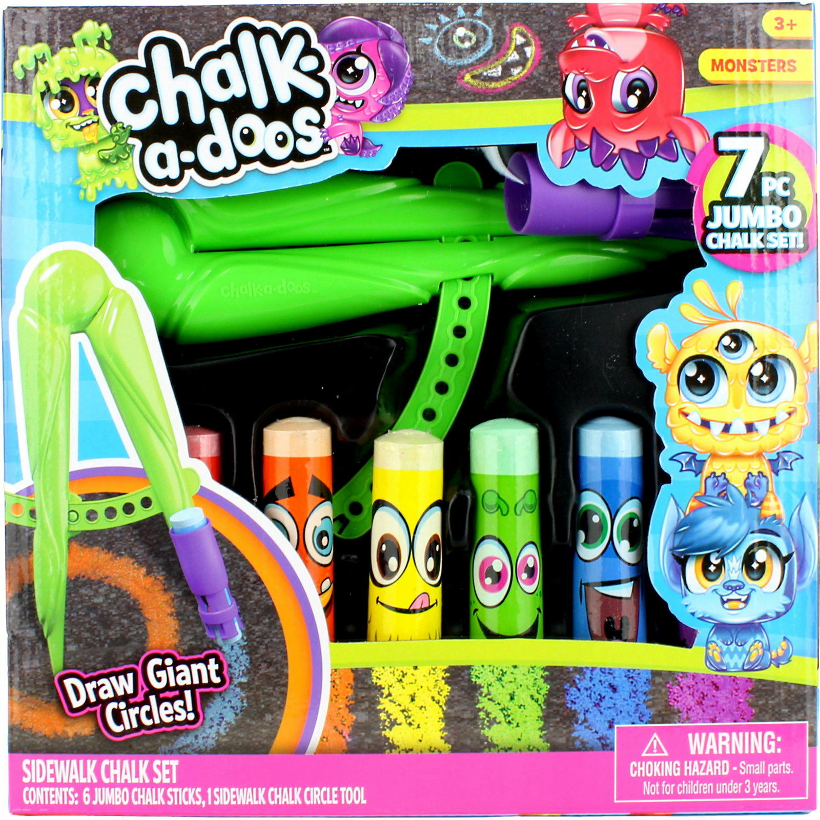 Chalk-a-doos Sidewalk Games Set (7 Piece)