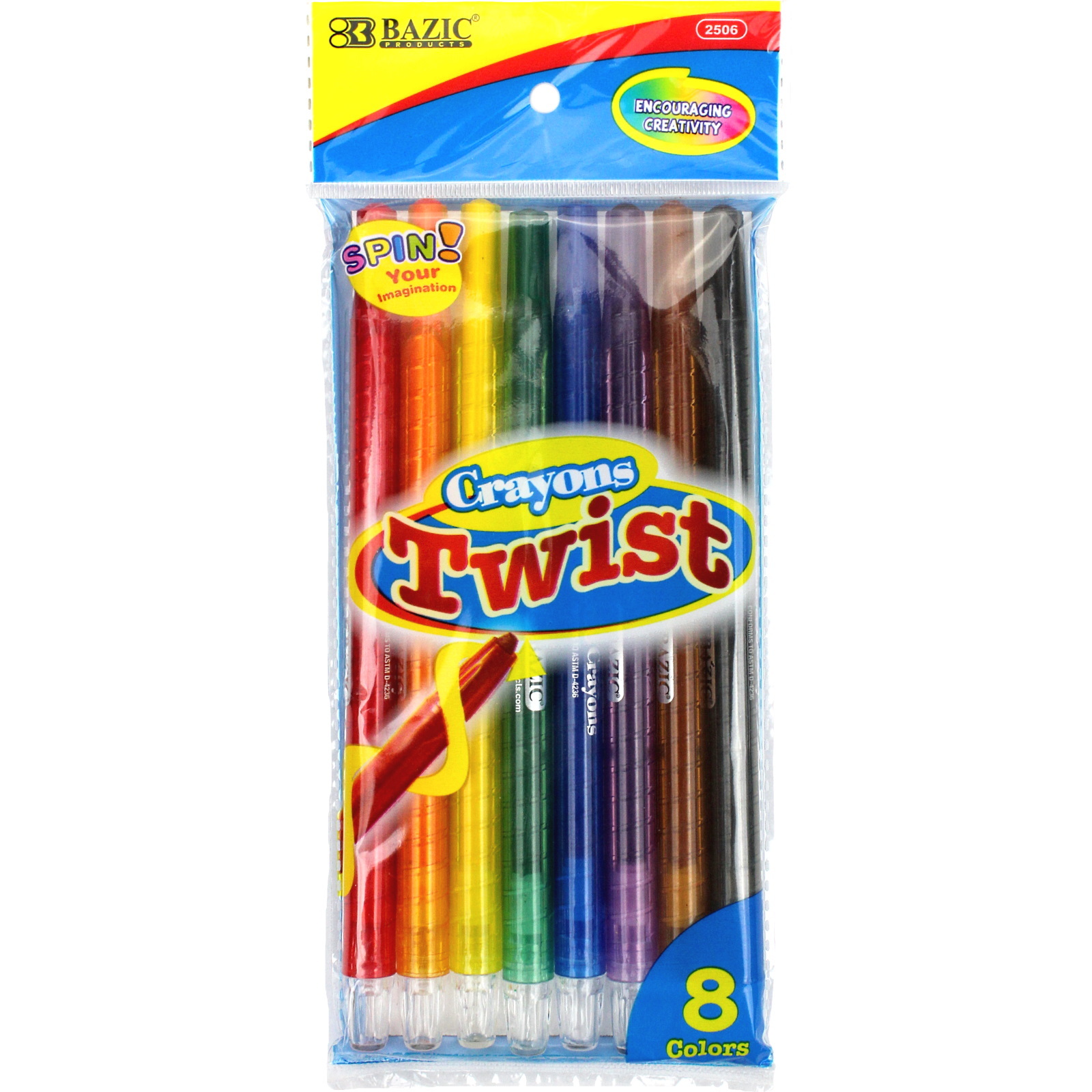 Twist Crayons (Pack of 8)