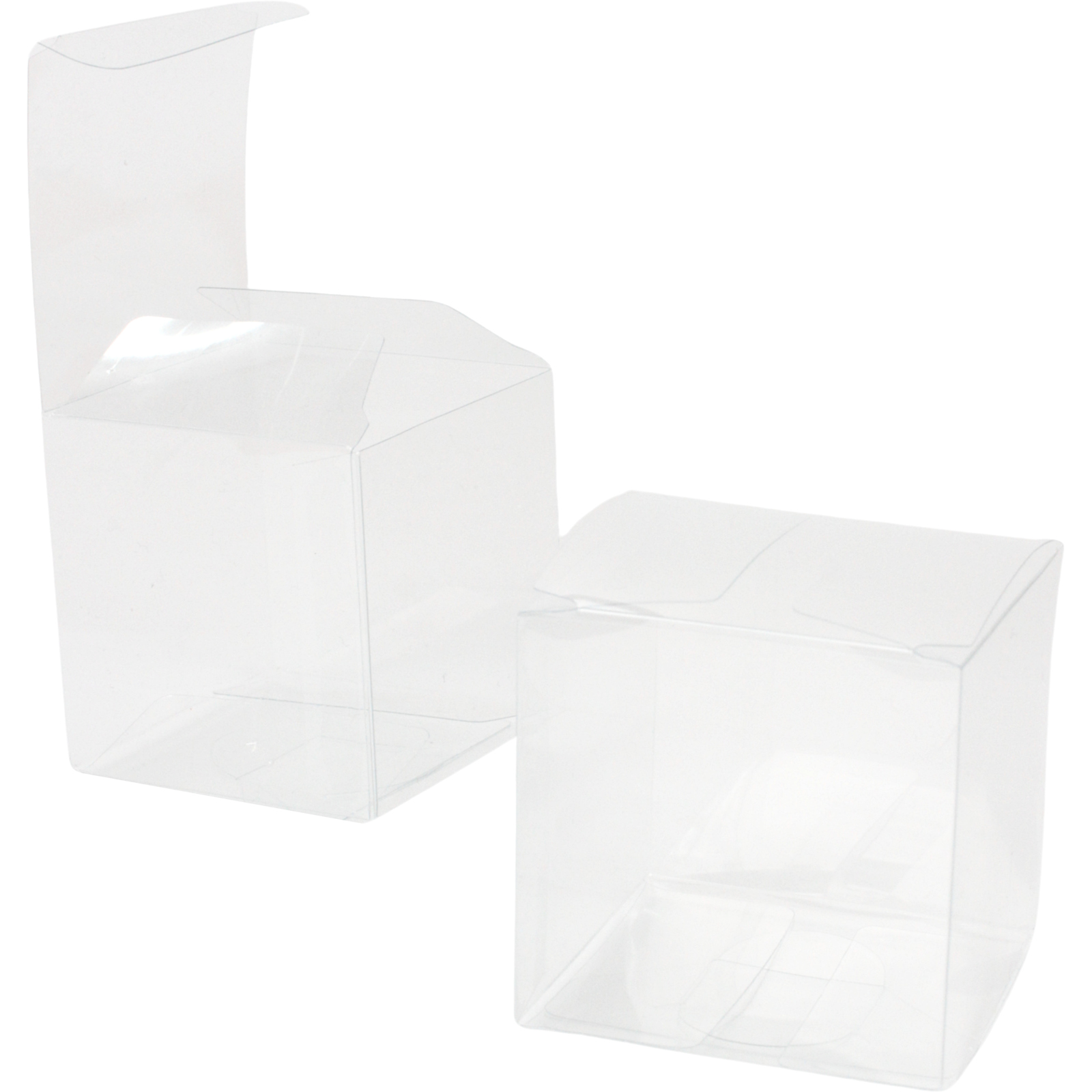 Small Clear Gift Boxes 6cm (Pack of 12)