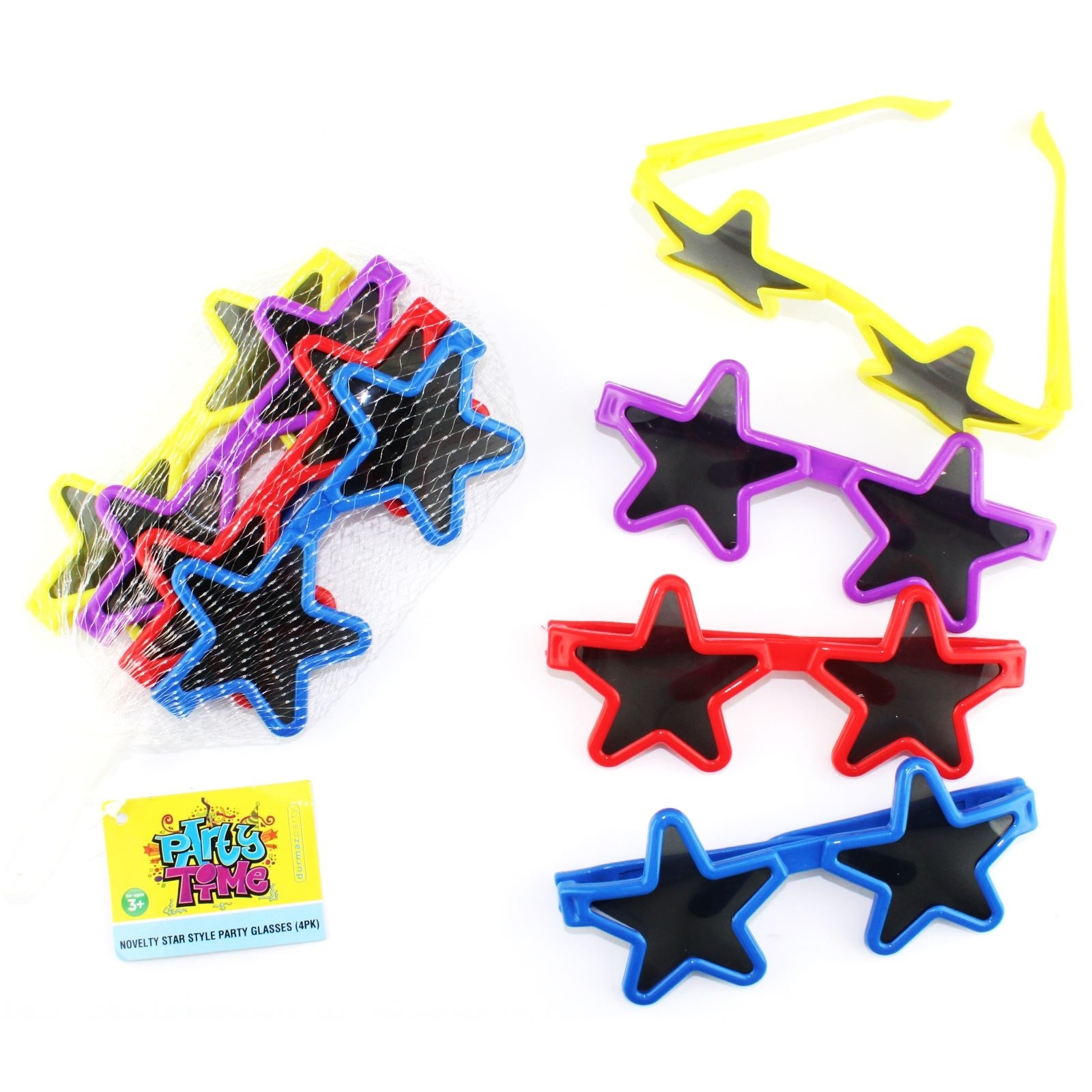 Star Glasses (Pack of 4)