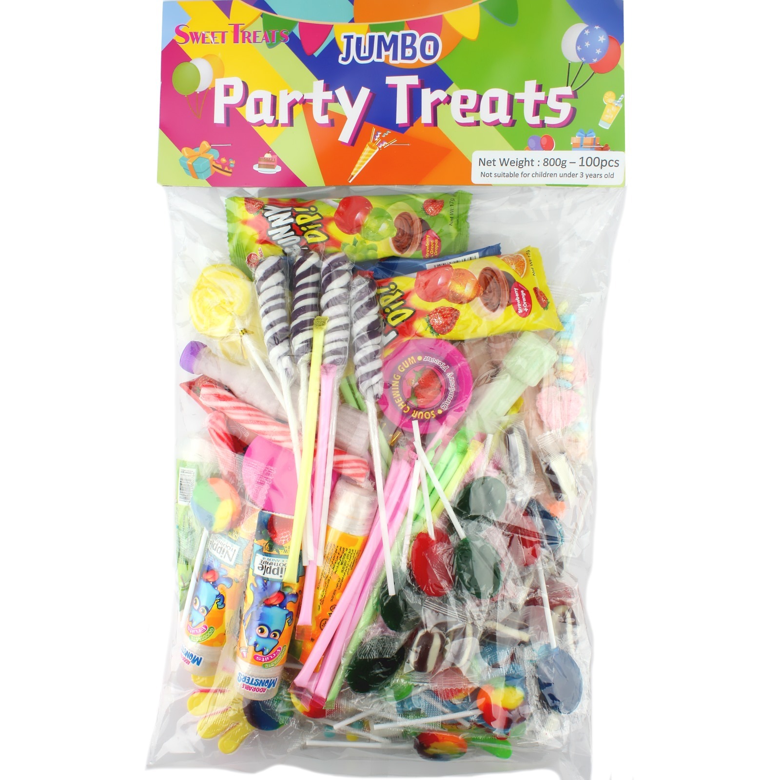 Jumbo Party Treats (100 Pieces)