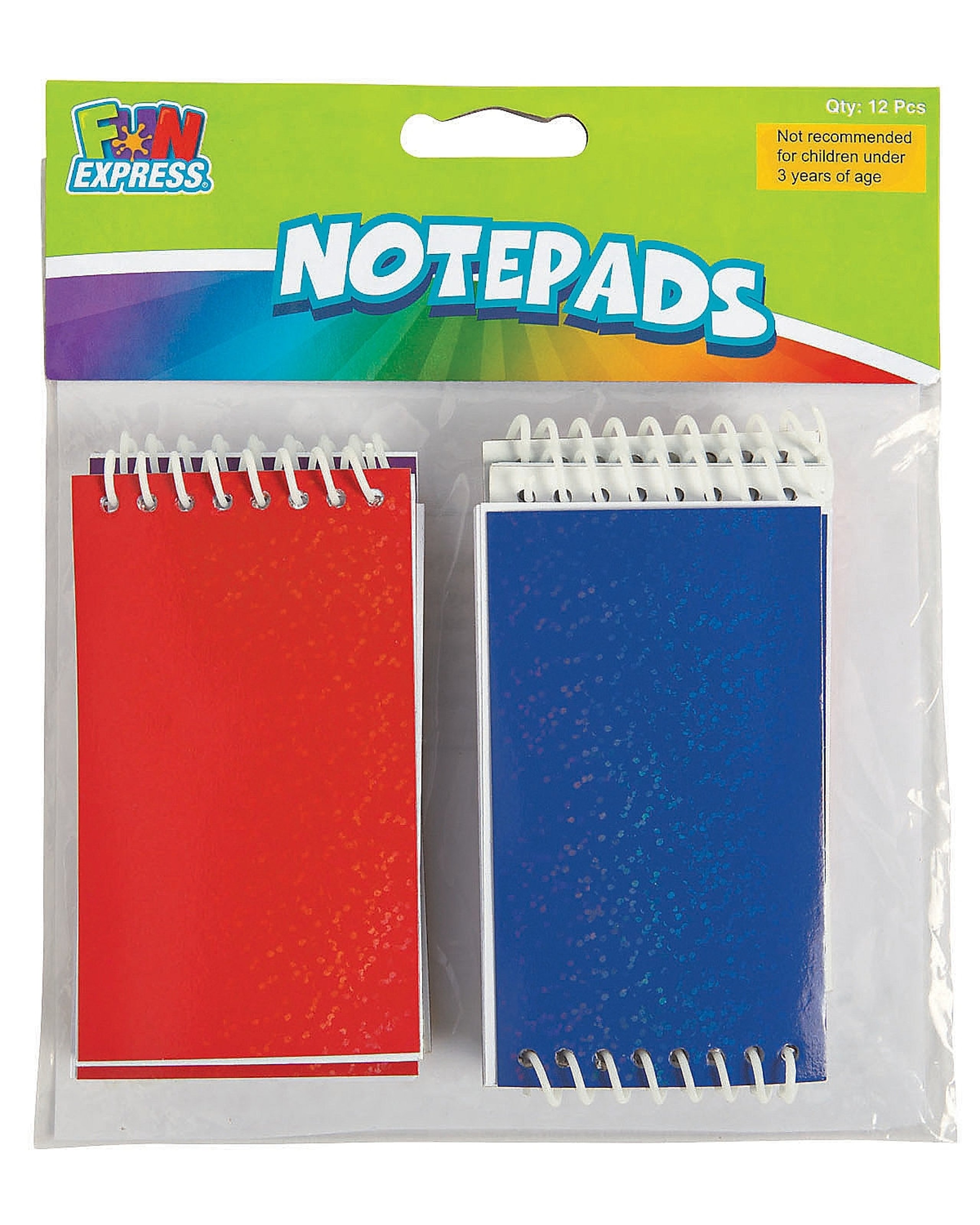 Threshold Mini Notepad Prism Mini Notepads (Pack of 12) | Party Bag Fillers | Favours and ...