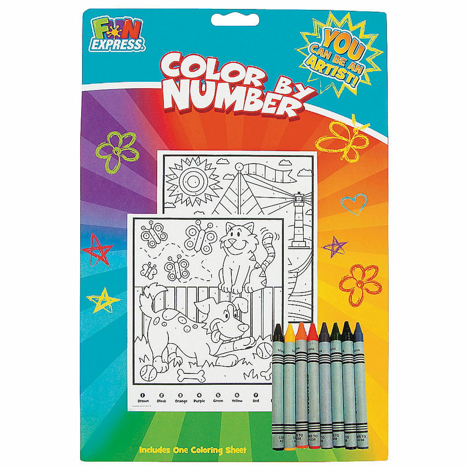 Colour By Number Set (1 Only)