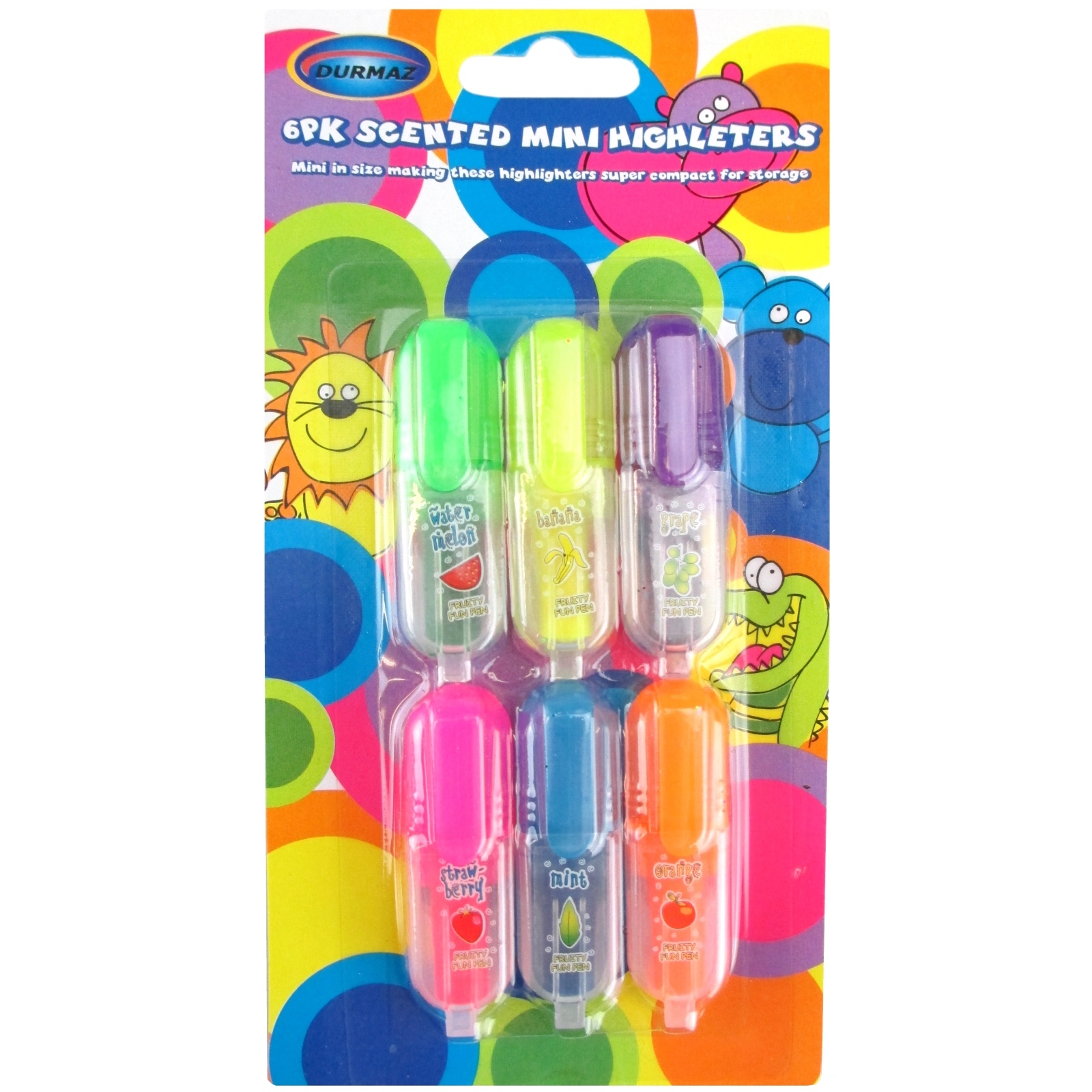 Mini Scented Highlighters (Pack of 6)