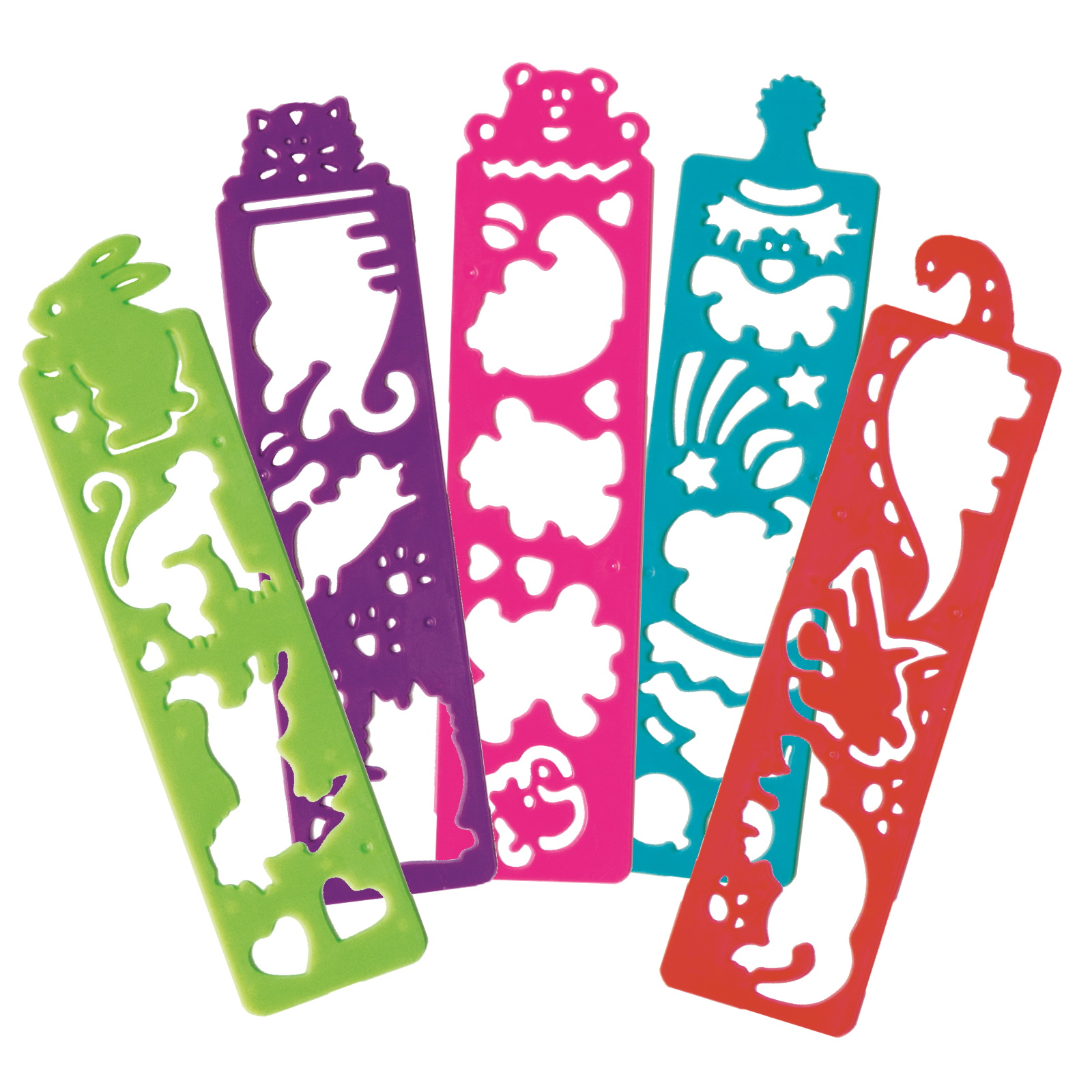 Assorted Plastic Stencils (Pack of 8)