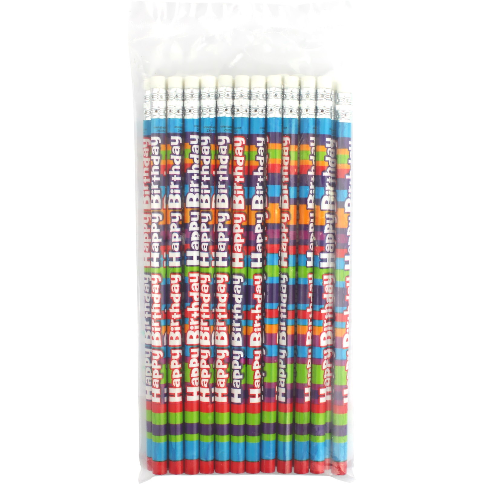 Happy Birthday Pencils (Pack of 24) 