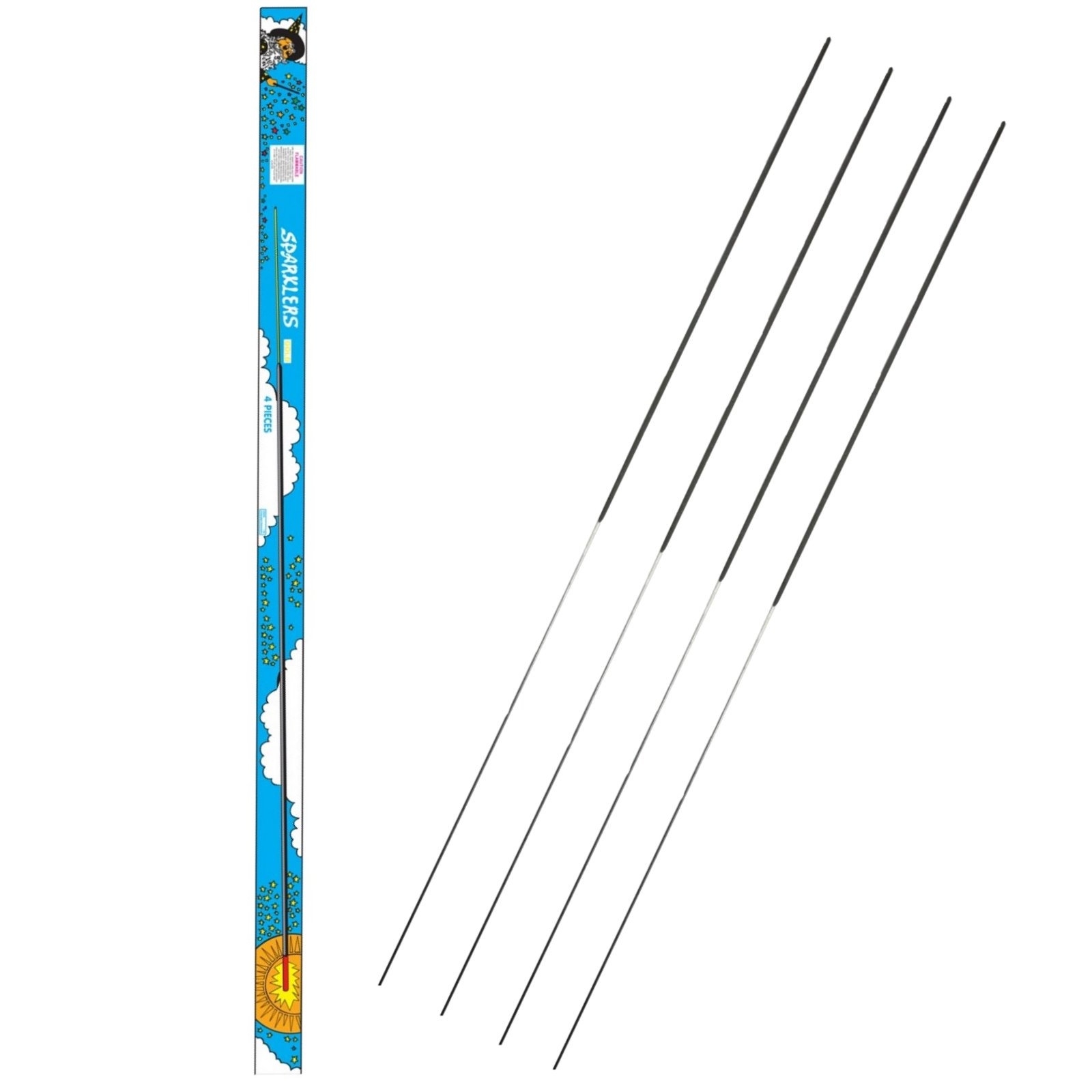 Gold Sparklers 100cm (Pack of 4)