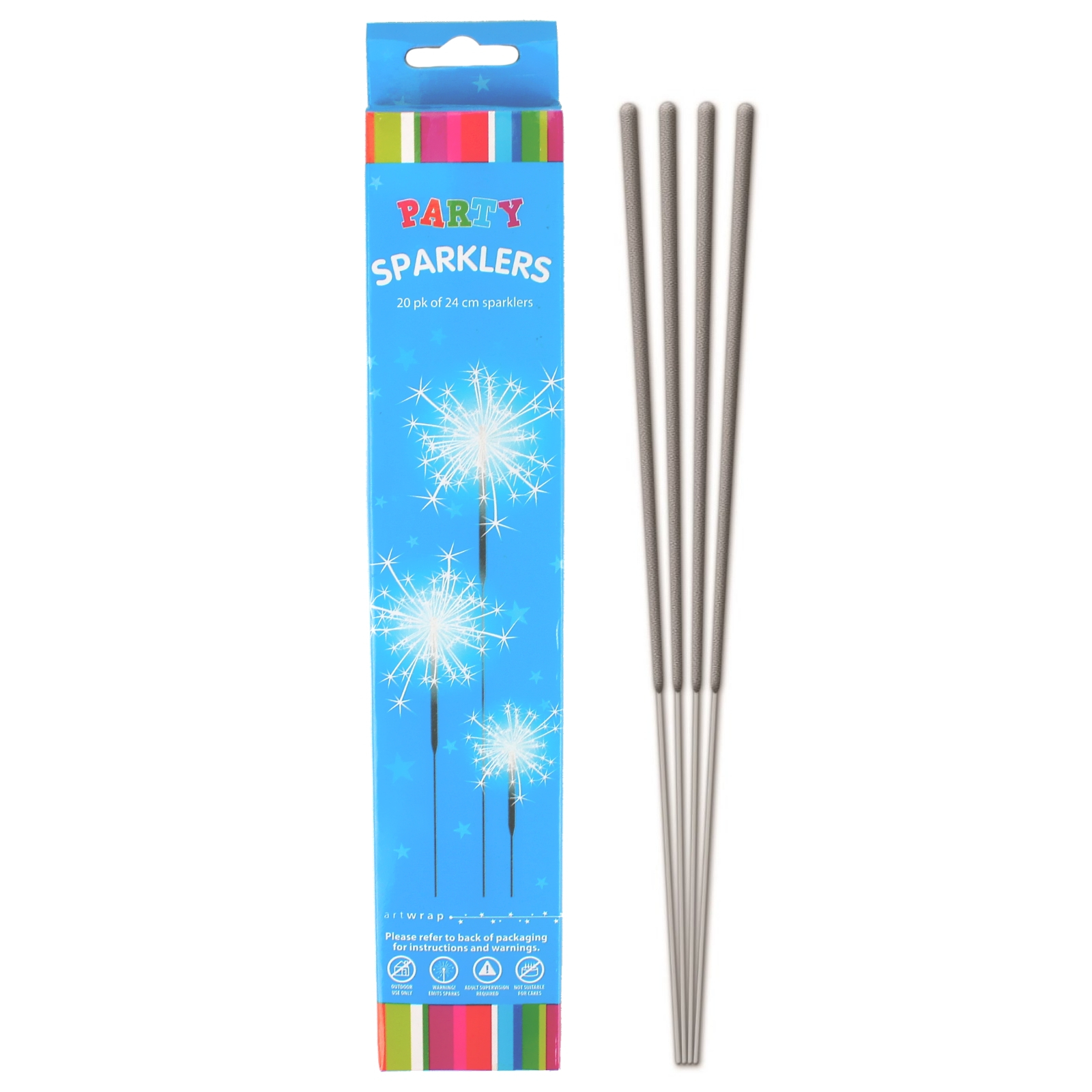 Silver Sparklers (Pack of 20)