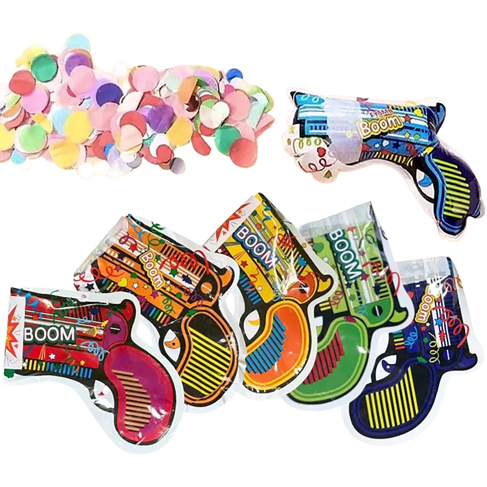 Handheld Confetti Pop Guns (Box of 50)