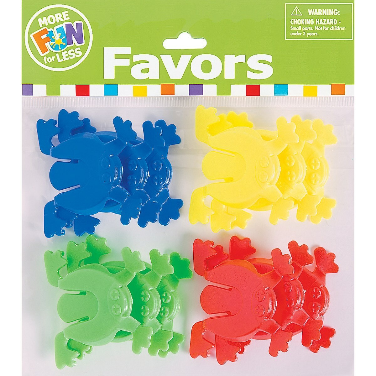 Plastic Jumping Frogs (Pack of 12)