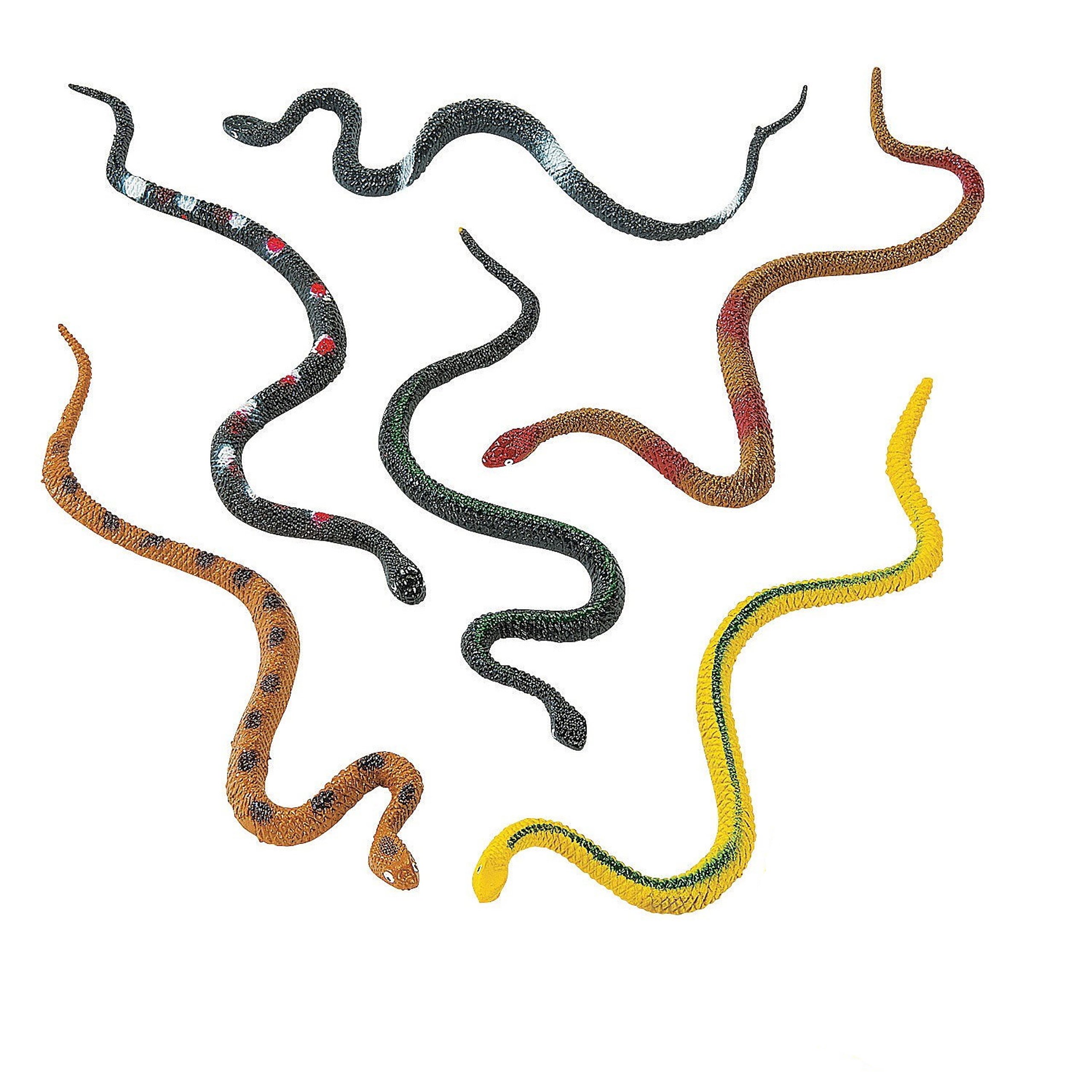 Mini Plastic Snakes (Pack of 12) | Discount Party Supplies - Discount ...