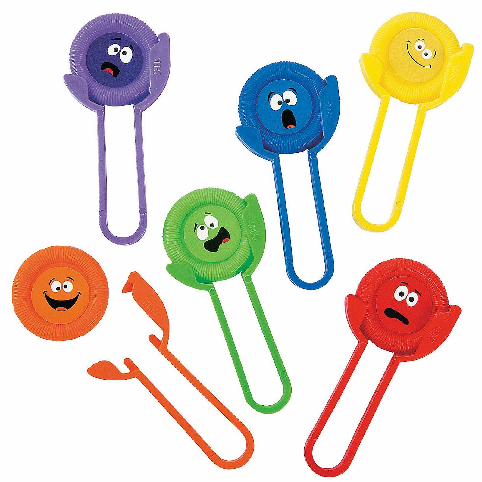 Funny Face Disc Shooters (Pack of 6)