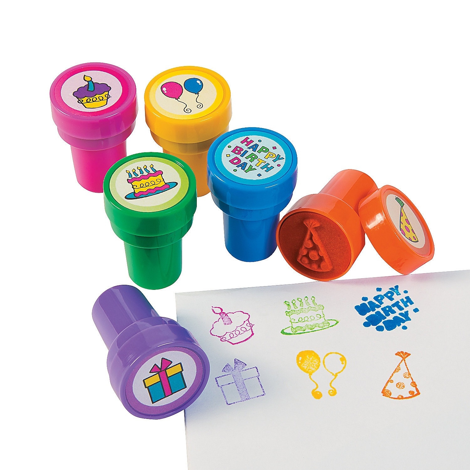 Happy Birthday Stamps (Pack of 6)