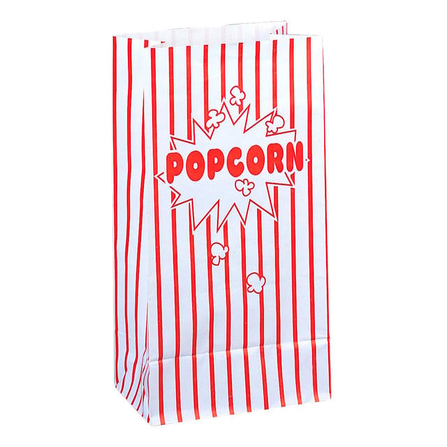 Yoosso Pack Of 100 Popcorn Bags, 11.5 X 7 X 5 Cm Popcorn Bags, Small Popcorn Boxes, Red White Snack Bags, Sweets, Party Bags For Film Night, Cinema, Retro, Children's Birthday, Wedding - View #11