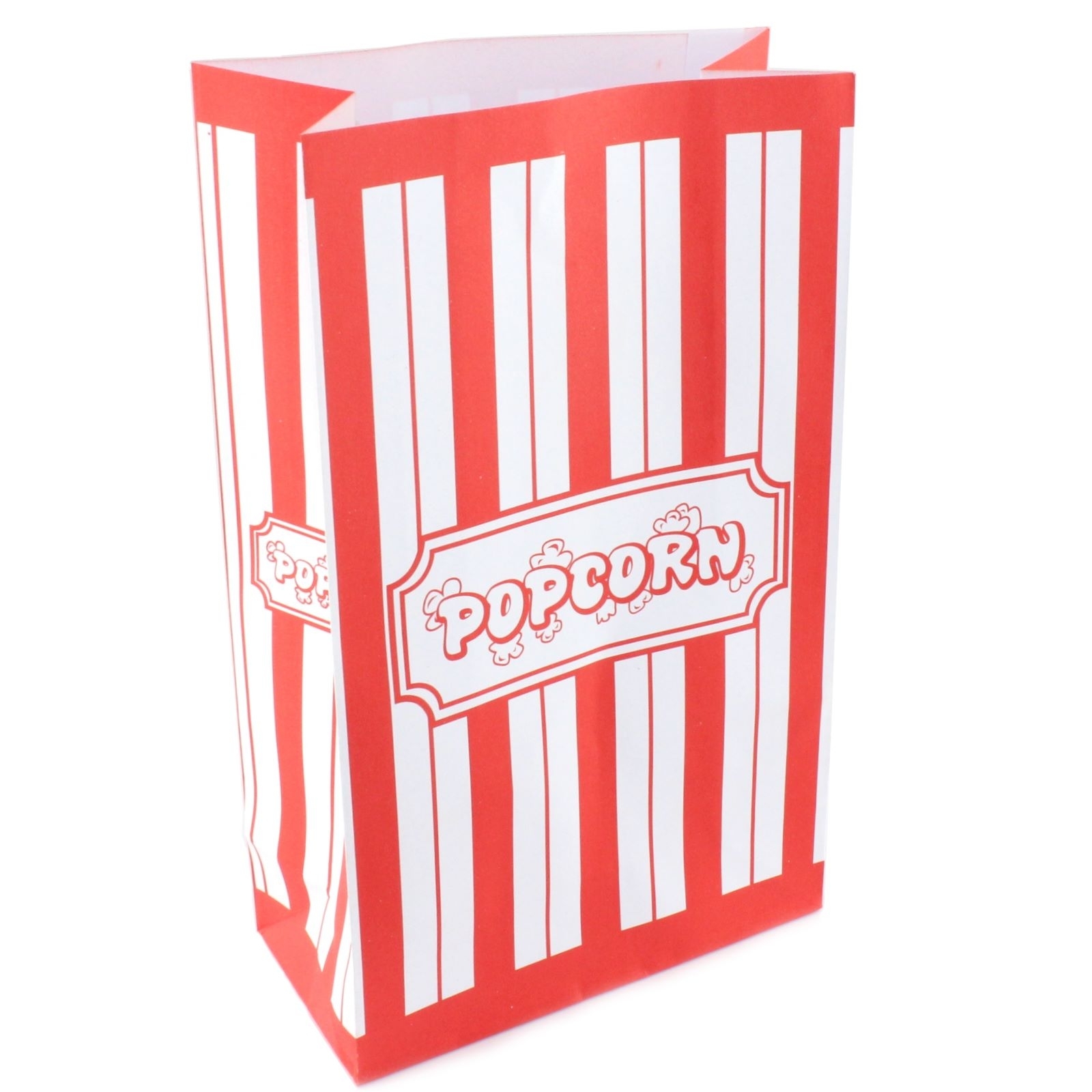 Retro Popcorn Paper Bags (Pack of 10)