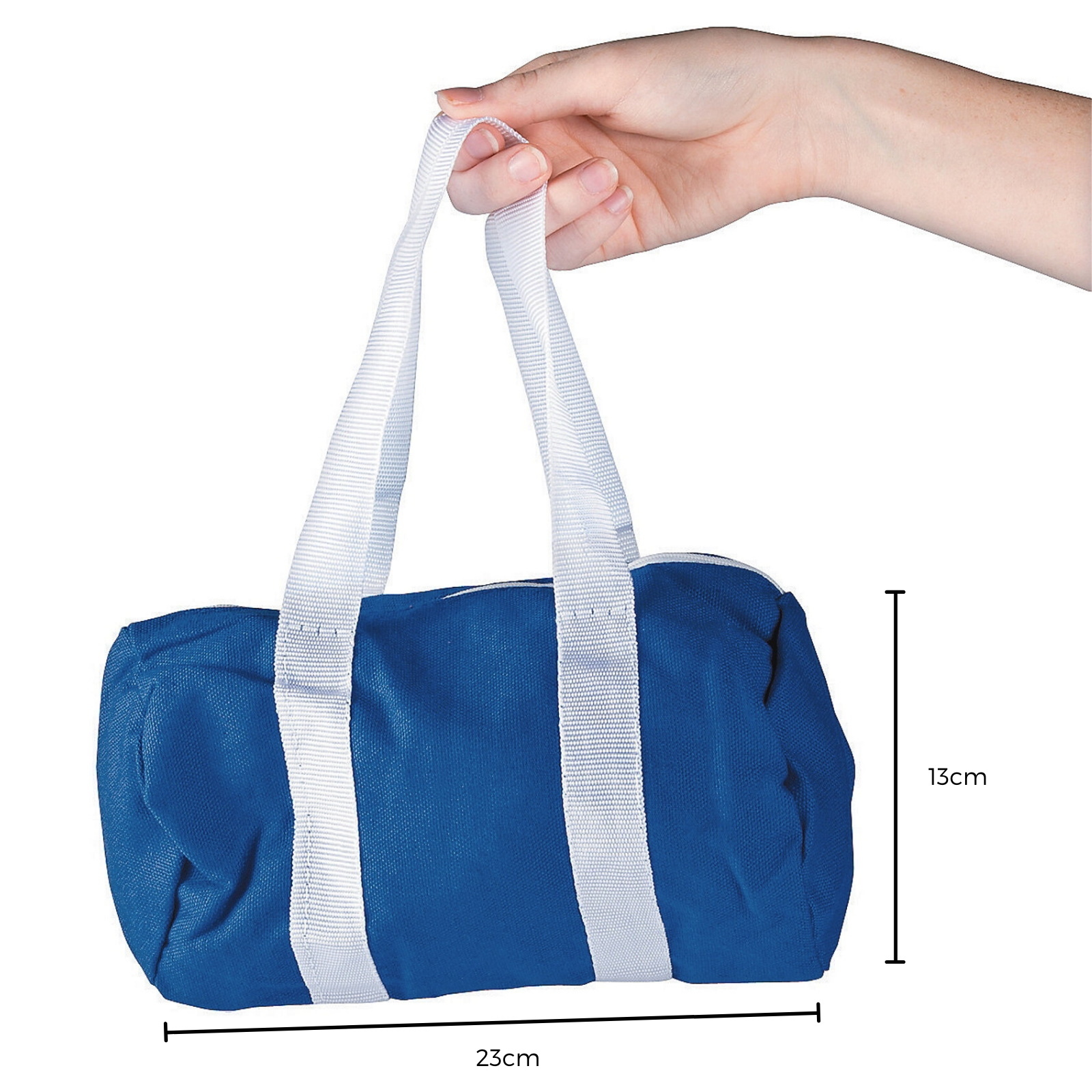 Bright Canvas Small Duffle Bags (Pack of 12) Party Bags Favours and