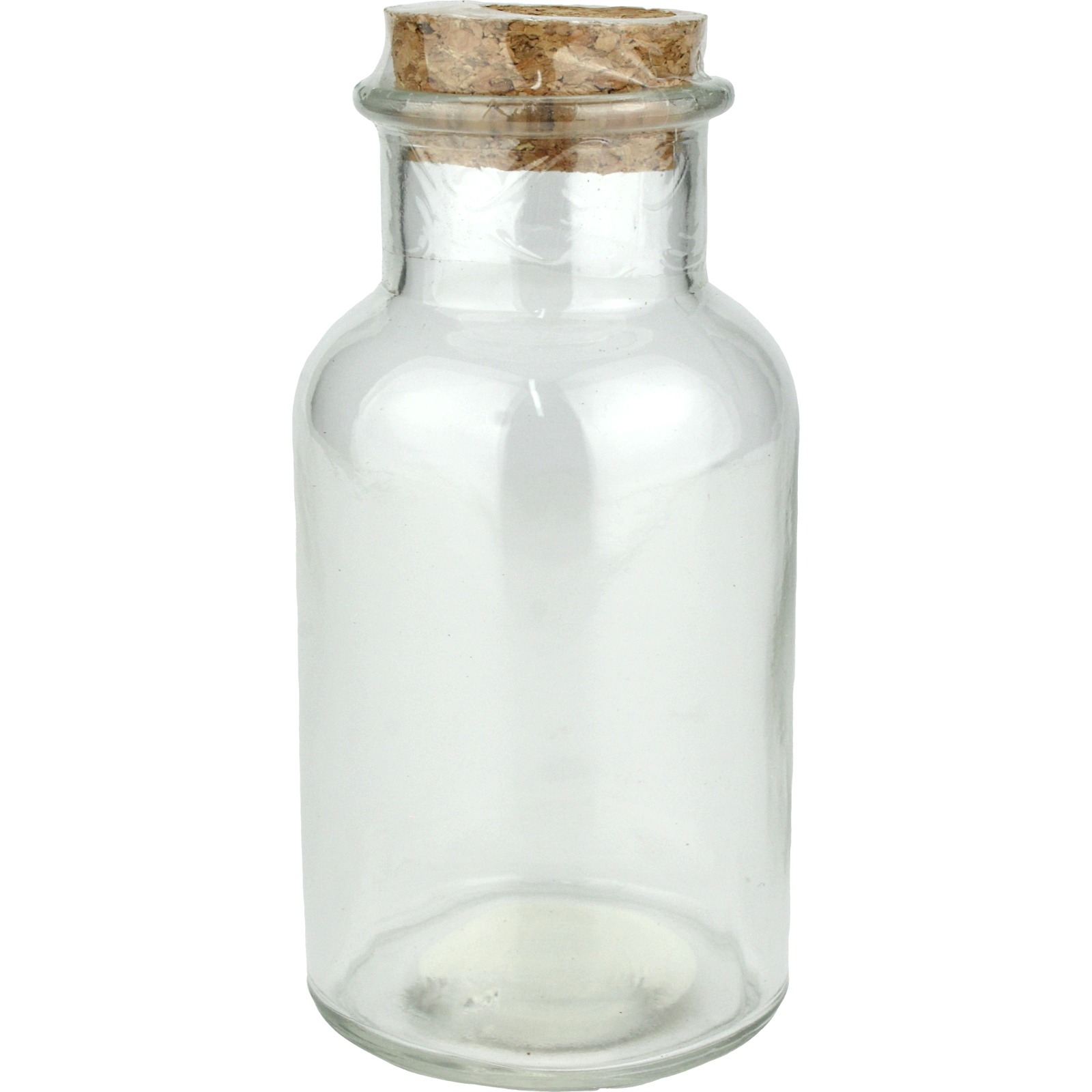 Decorative Glass Bottle with Cork 260ml