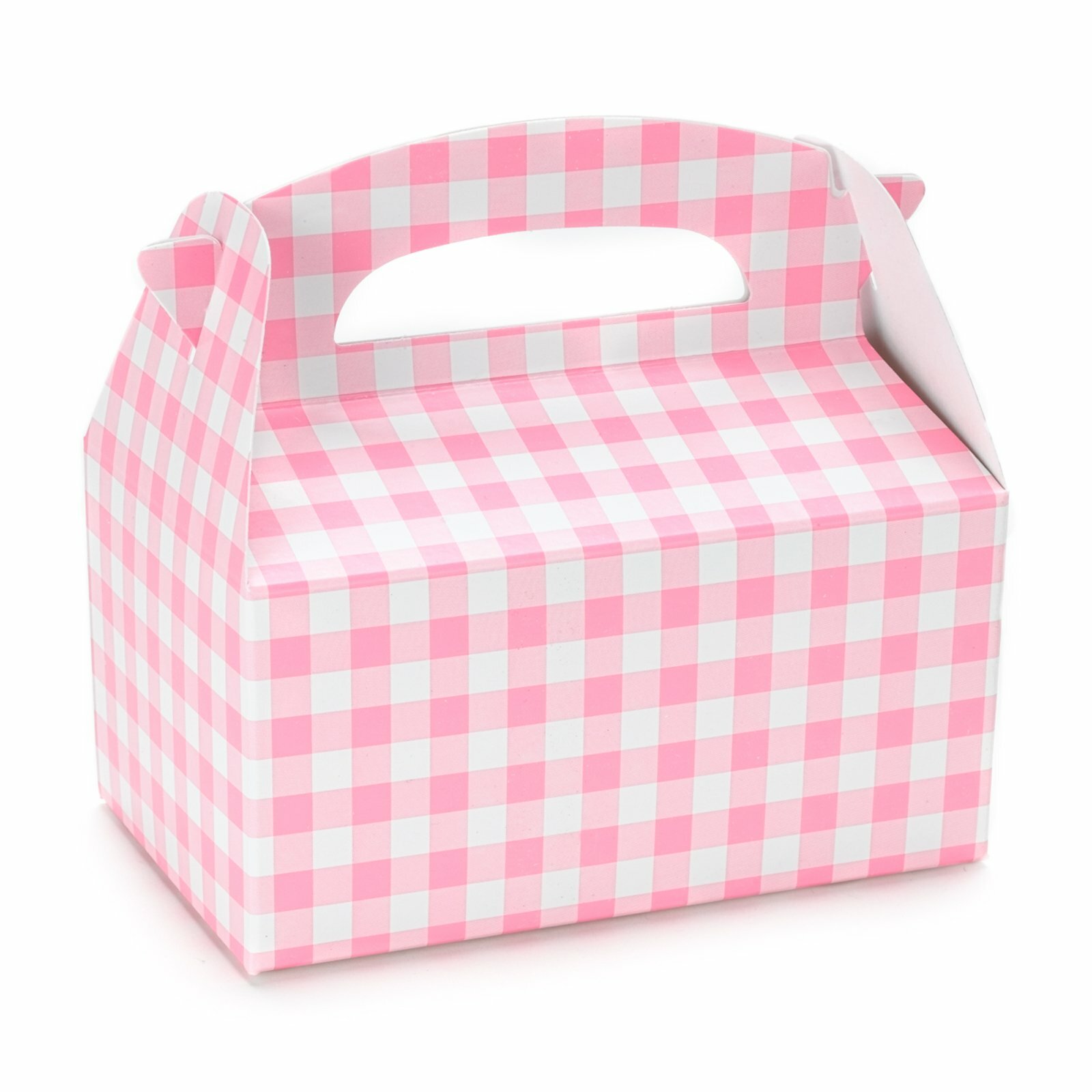 Pink Gingham Lolly/Treat Box
