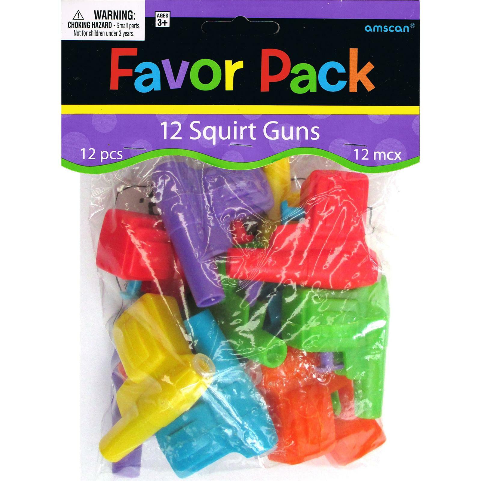 Water Squirt Guns (Pack of 12)