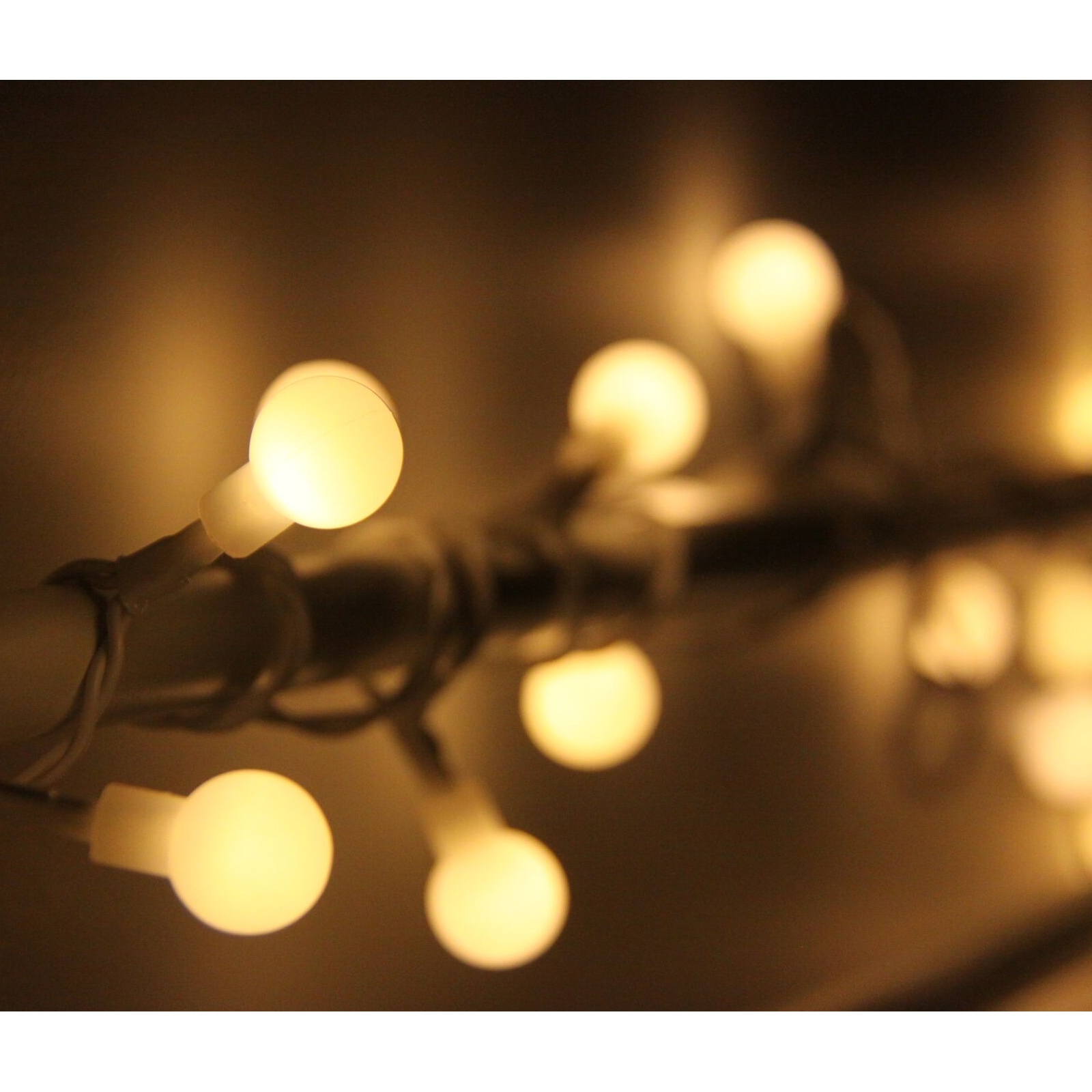 100 White LED Party Lights