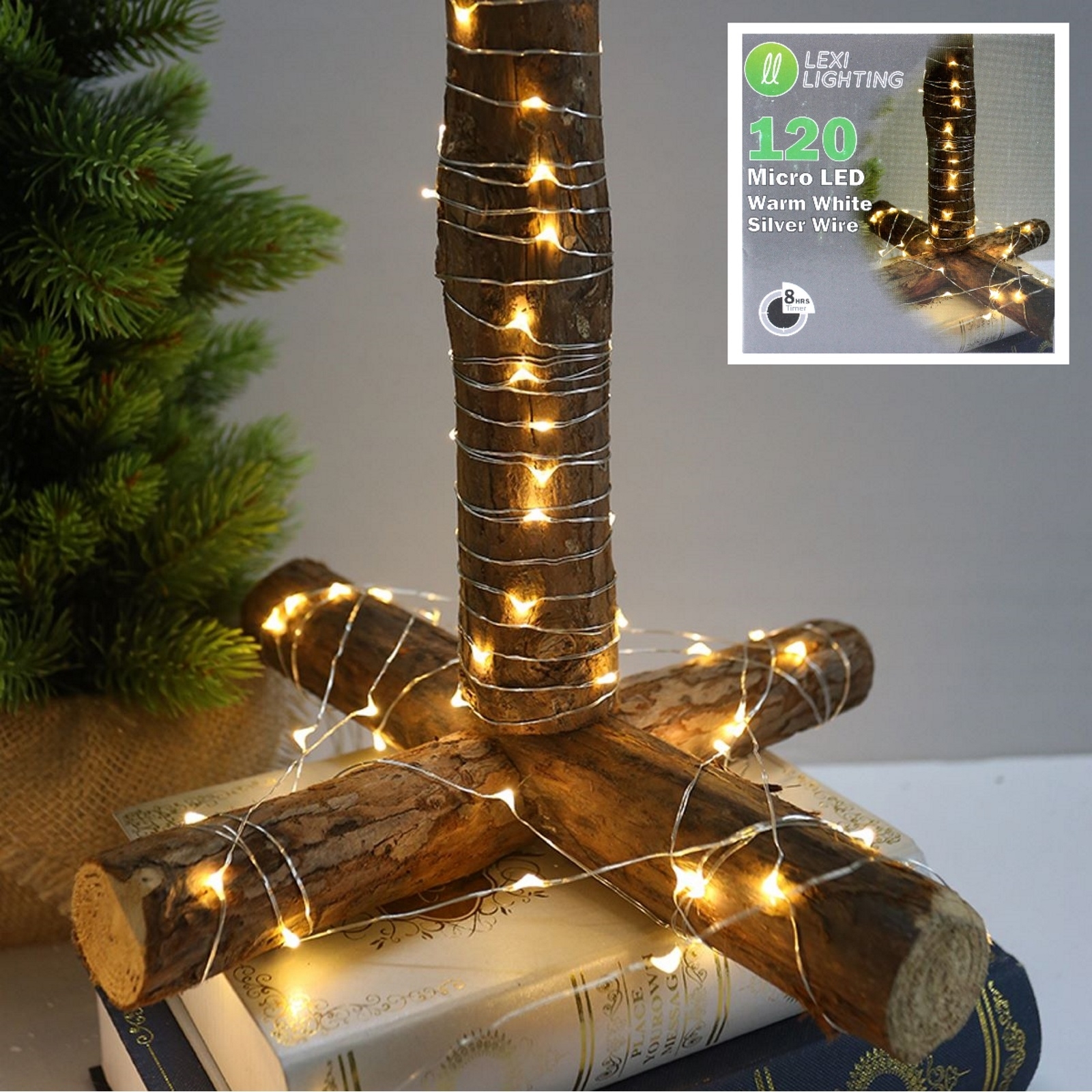 120 Warm White LED Micro Lights