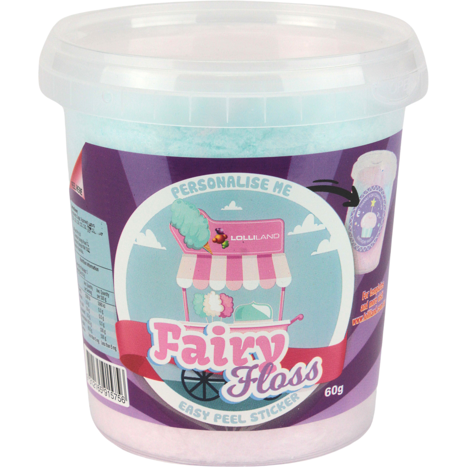 Fairy Floss (60g Tub) 