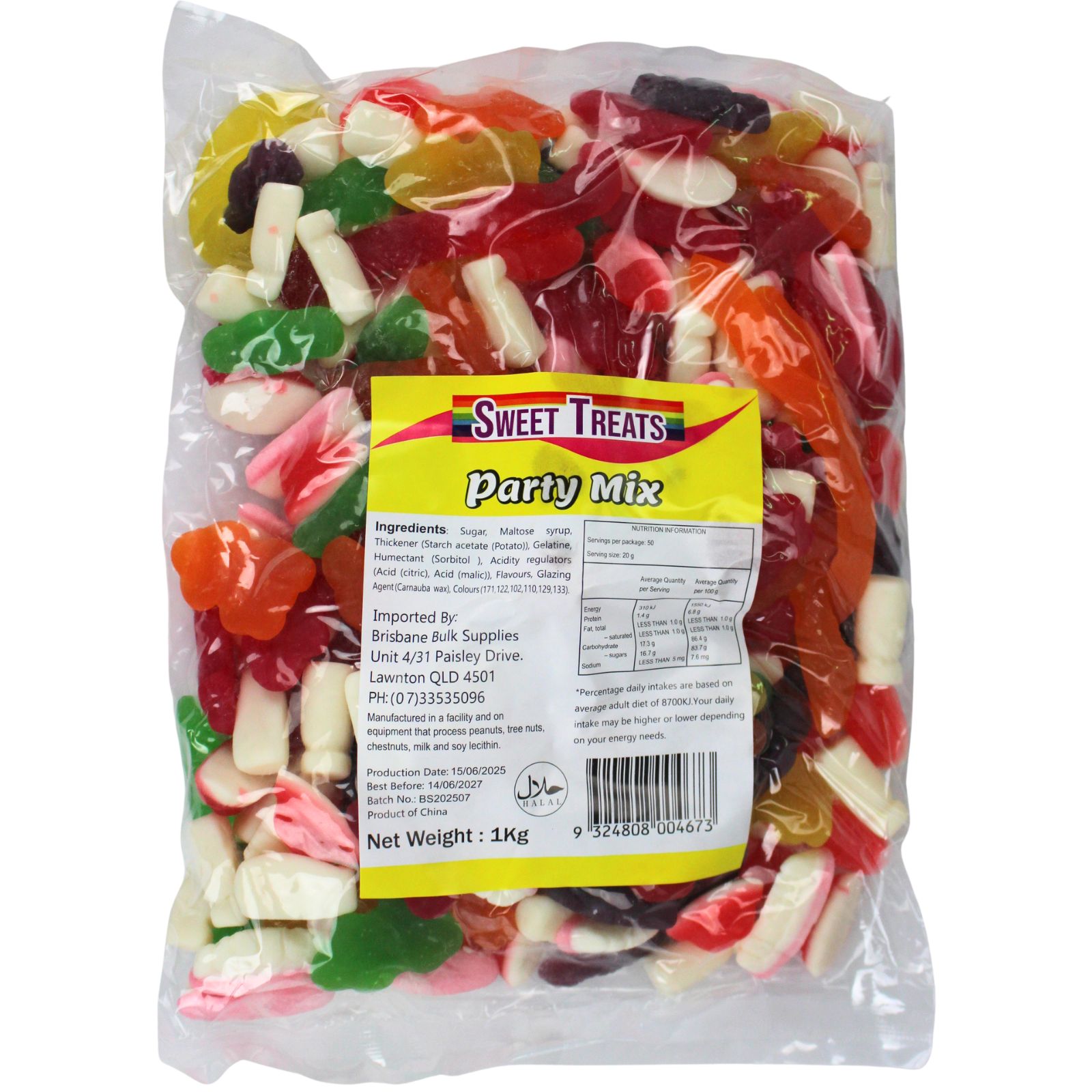Sweet Treats Party Mix Lollies (1kg Bag)