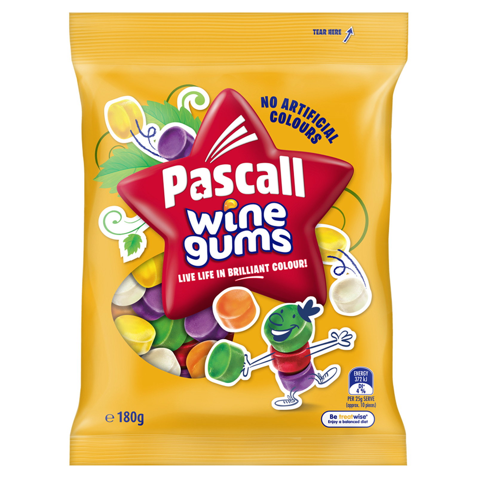 Pascall Wine Gums (180g) Discount Party Supplies Discount Party