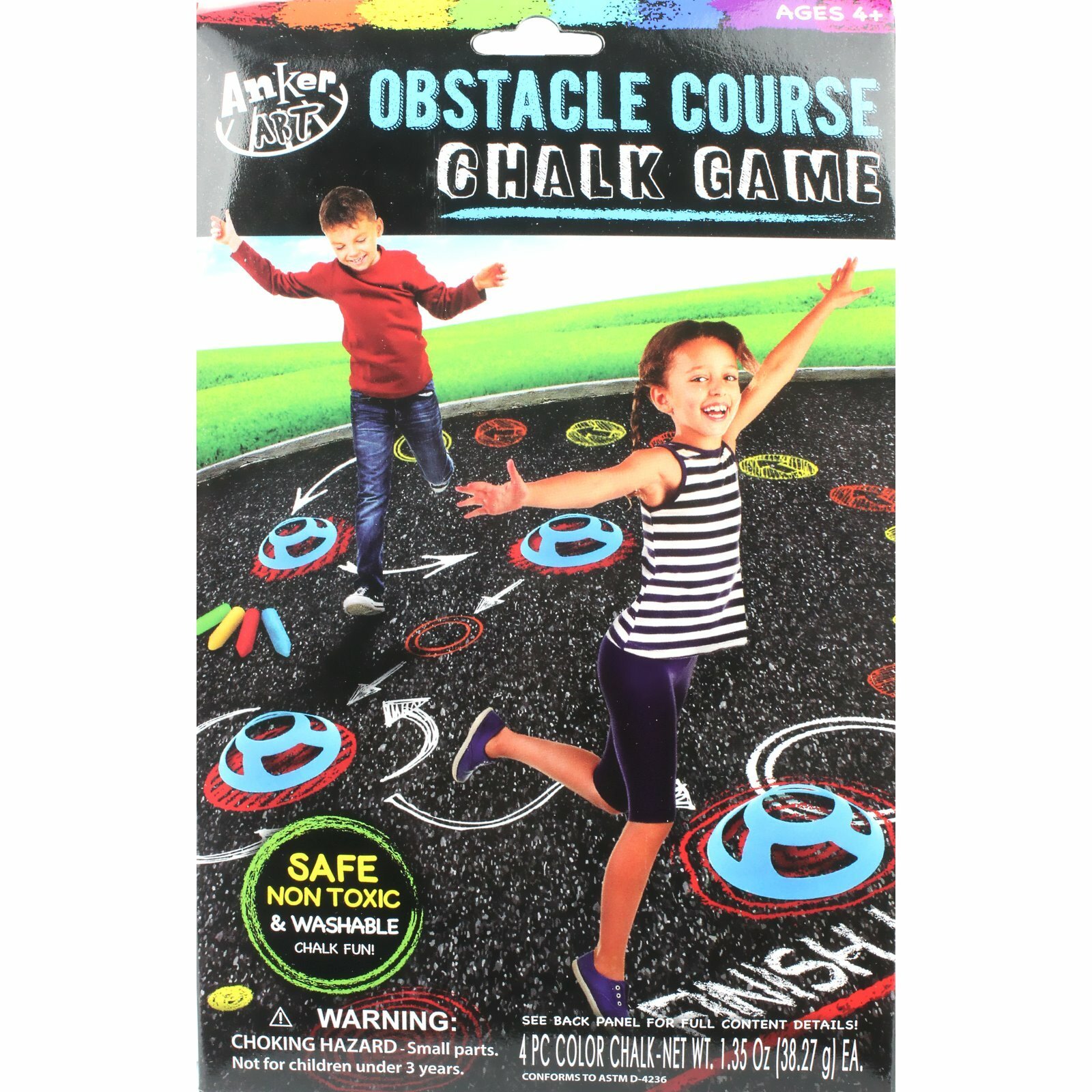 Obstacle Course Chalk Game
