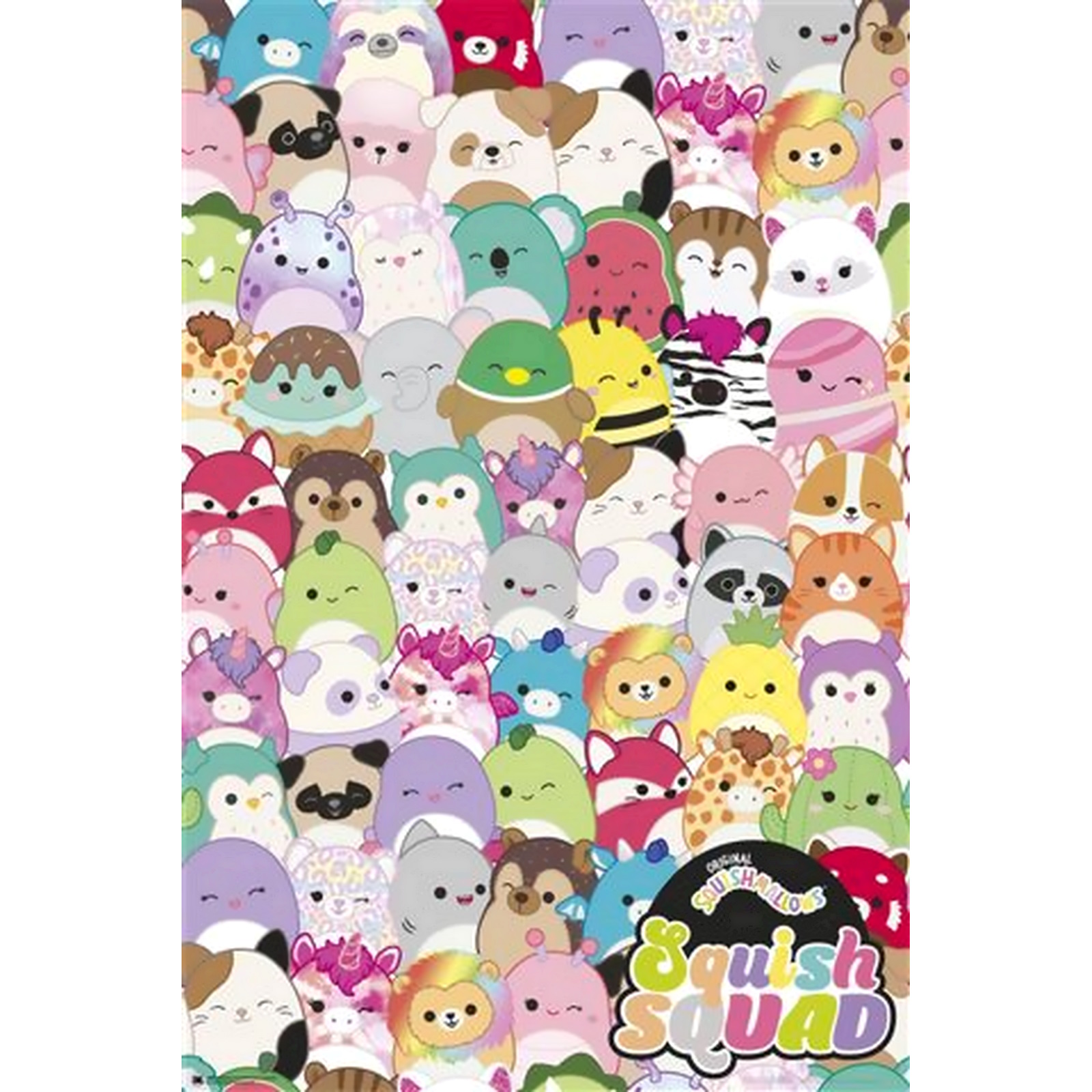 Squishmallows Squish Doos Peluche Unicorno Kennedy - 35 Cm Di Morbidezza Originale Da Collezione