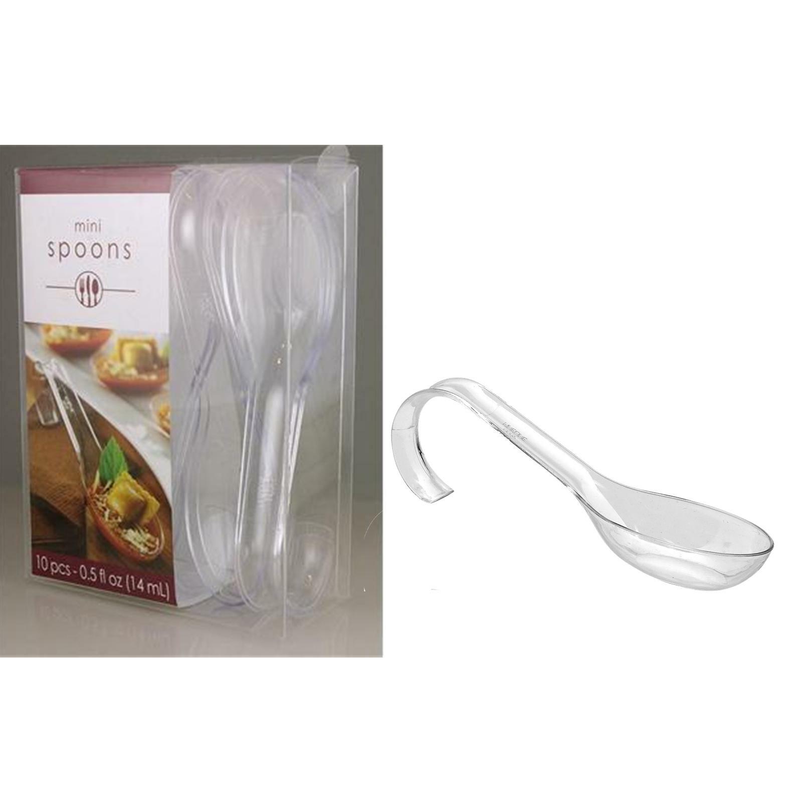 Mini Cocktail Food Spoons (Pack of 10)