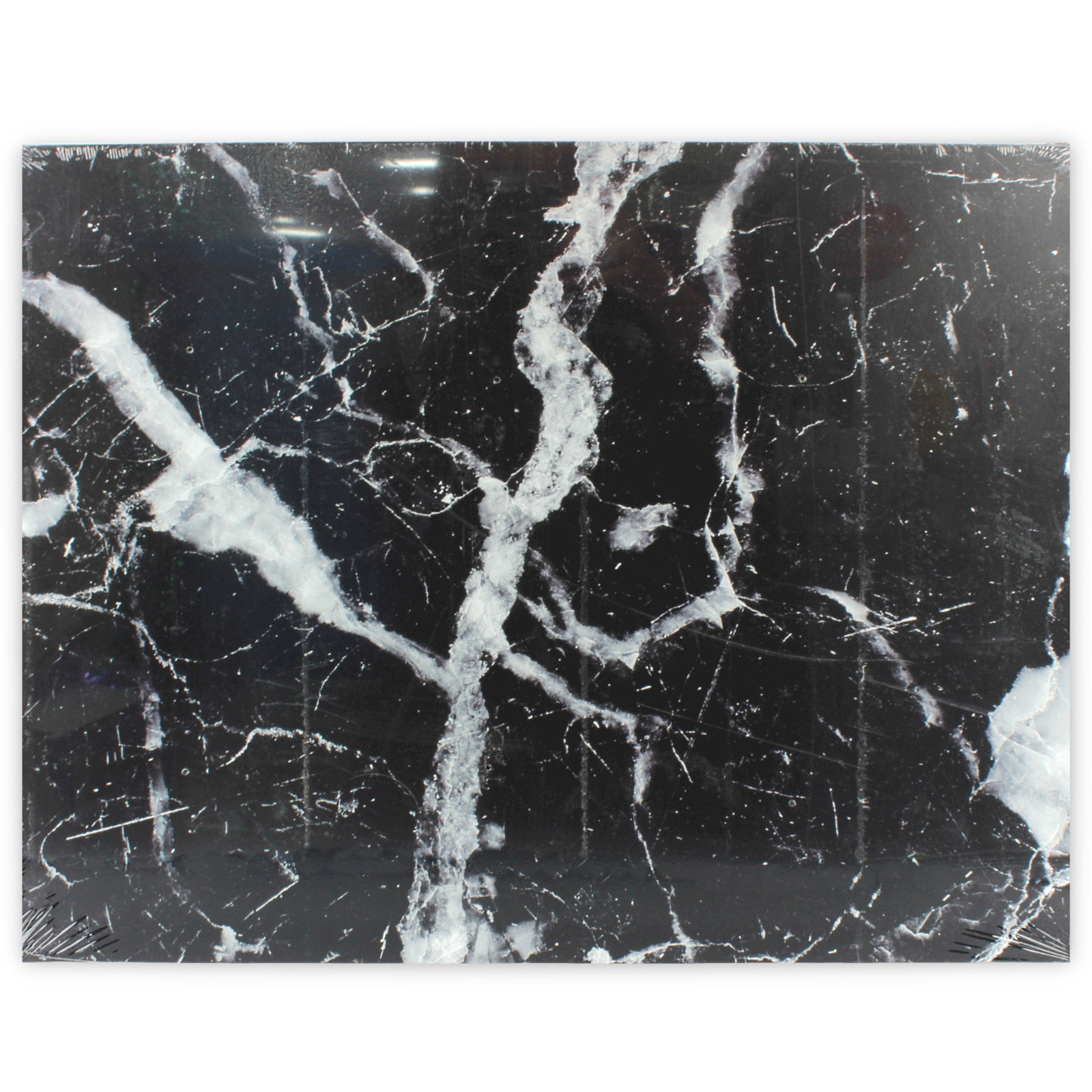 Black Marble Print Rectangle Cake / Serving Board 45cm x 35cm