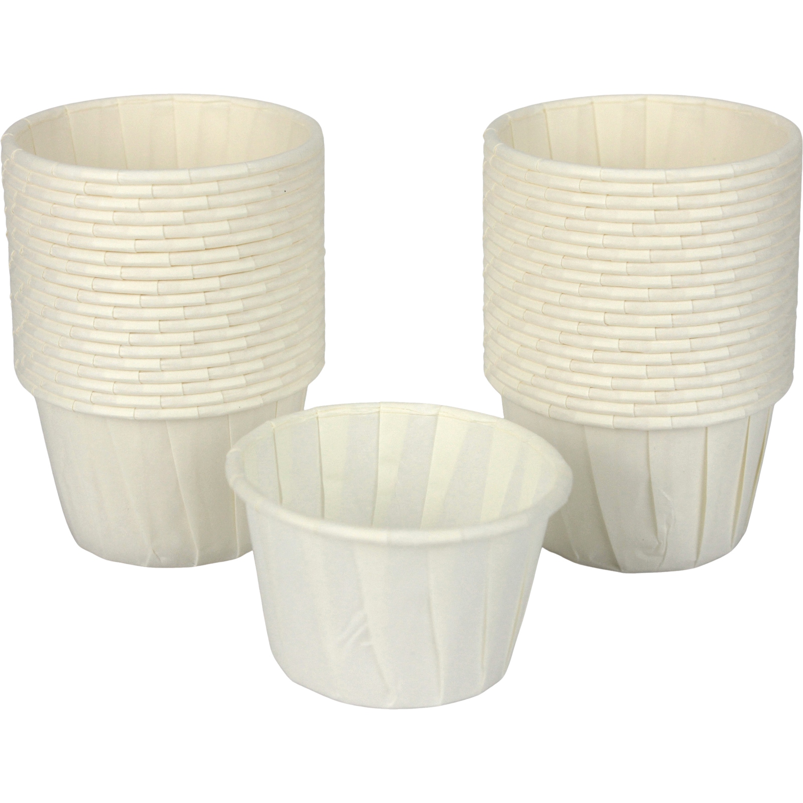 White Paper Gelatin Shot Cups 37ml (Pack of 40)