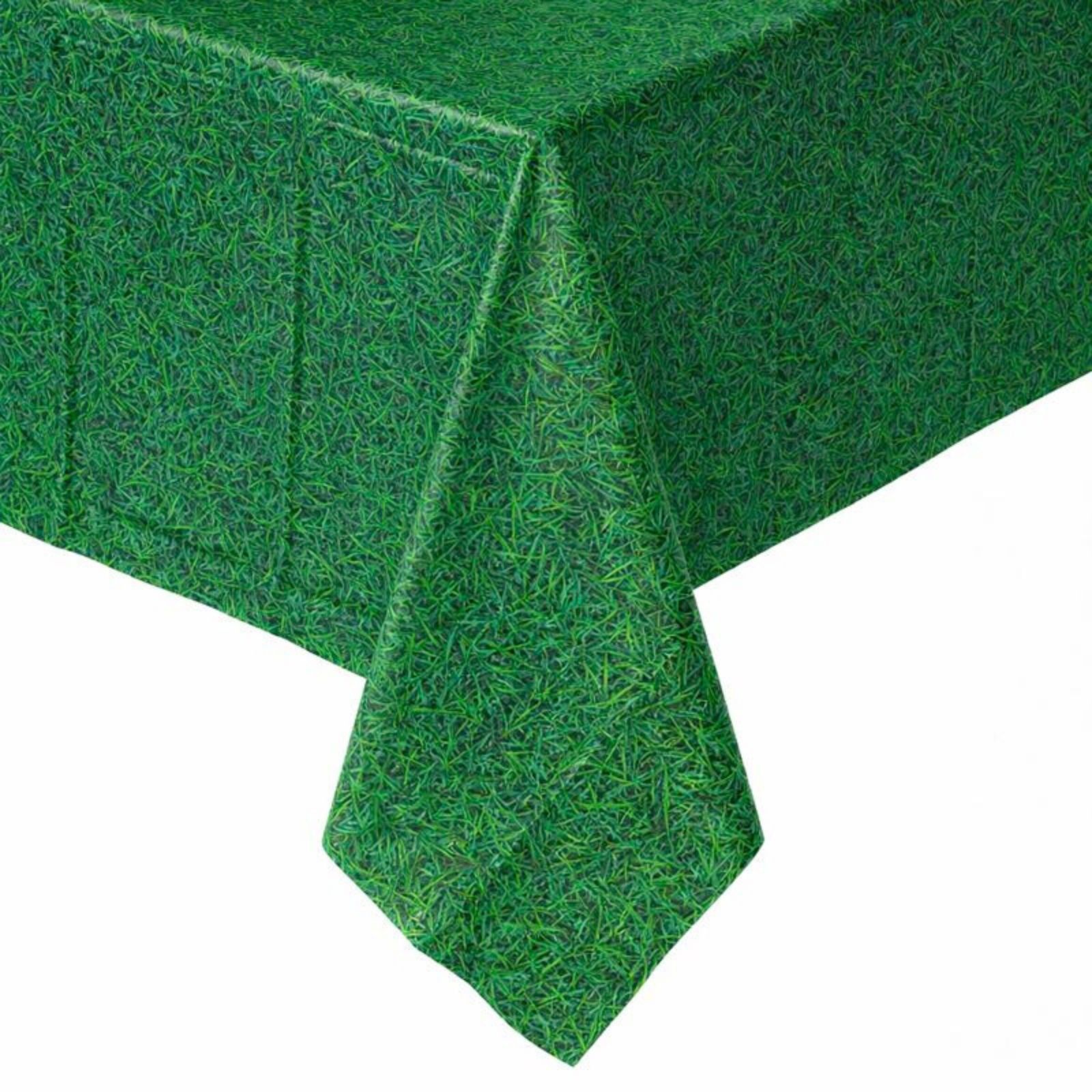 Grass Printed Plastic Tablecloth