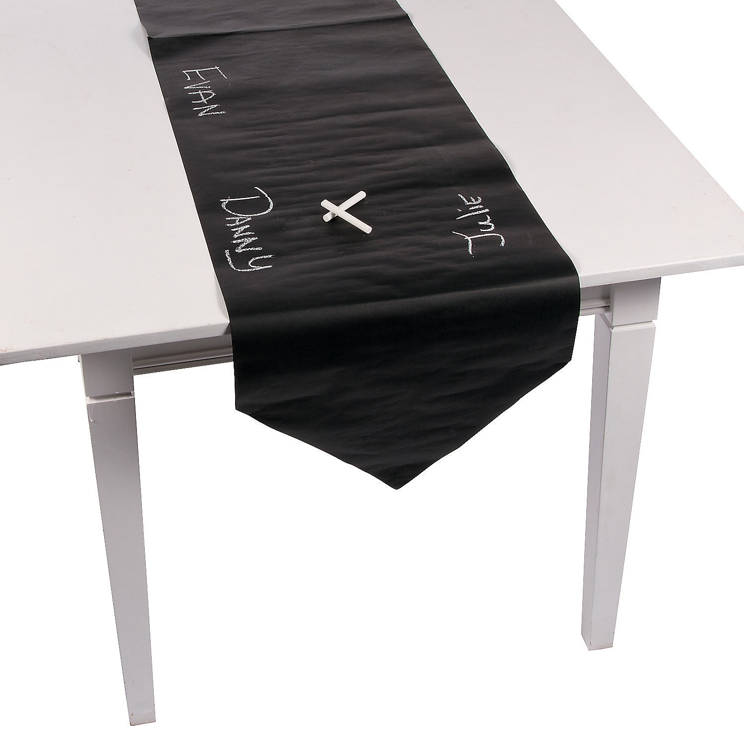 Paper Chalkboard Table Runner