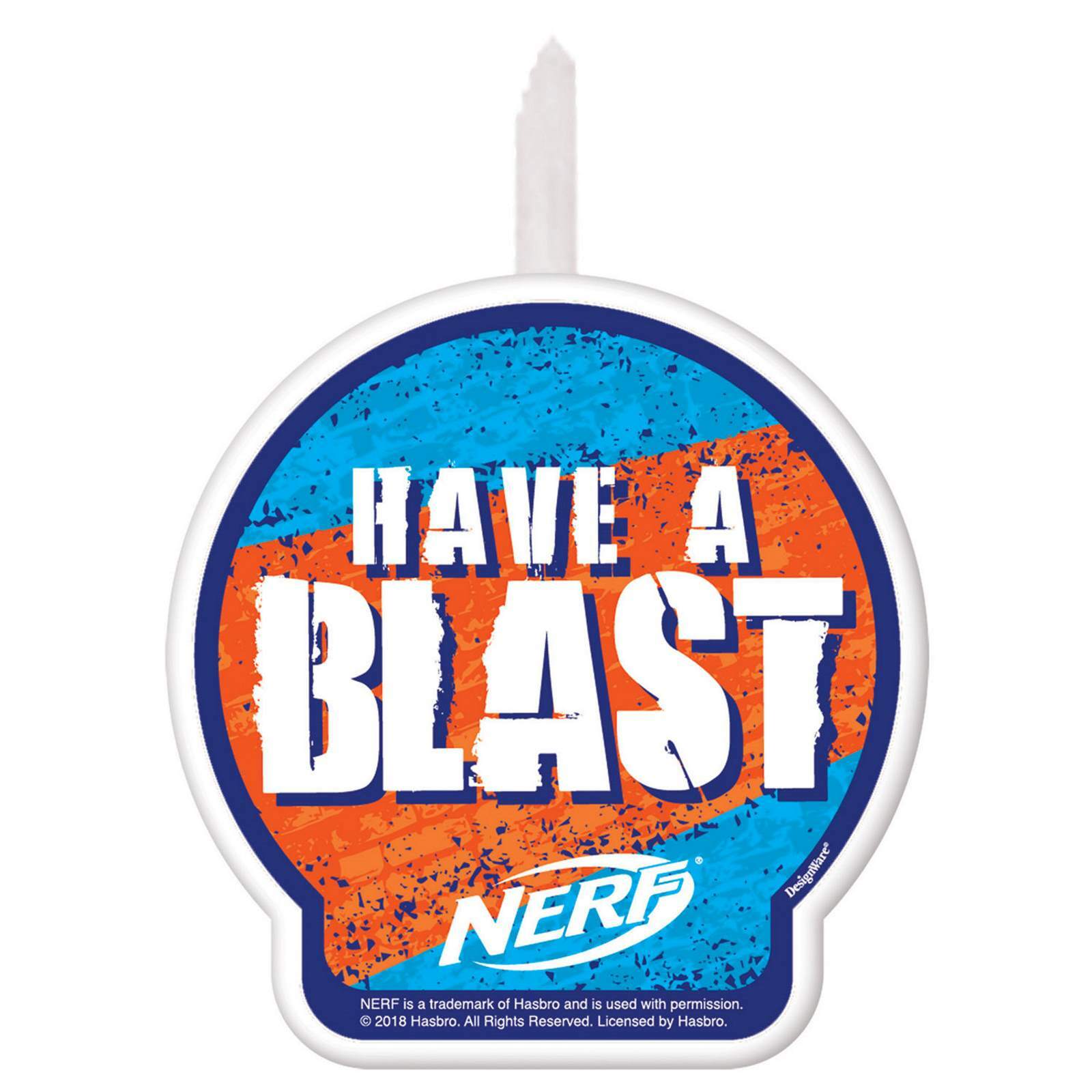 Nerf Birthday Candle