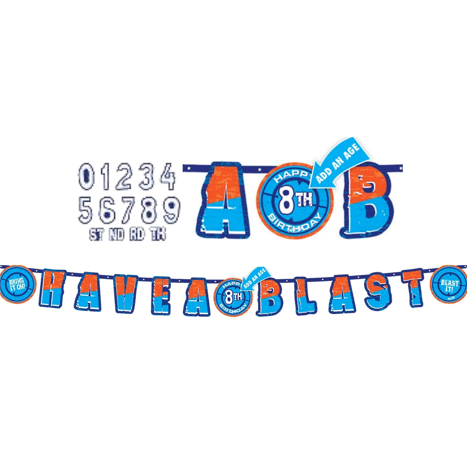 Nerf Jumbo Add An Age Banner Kit