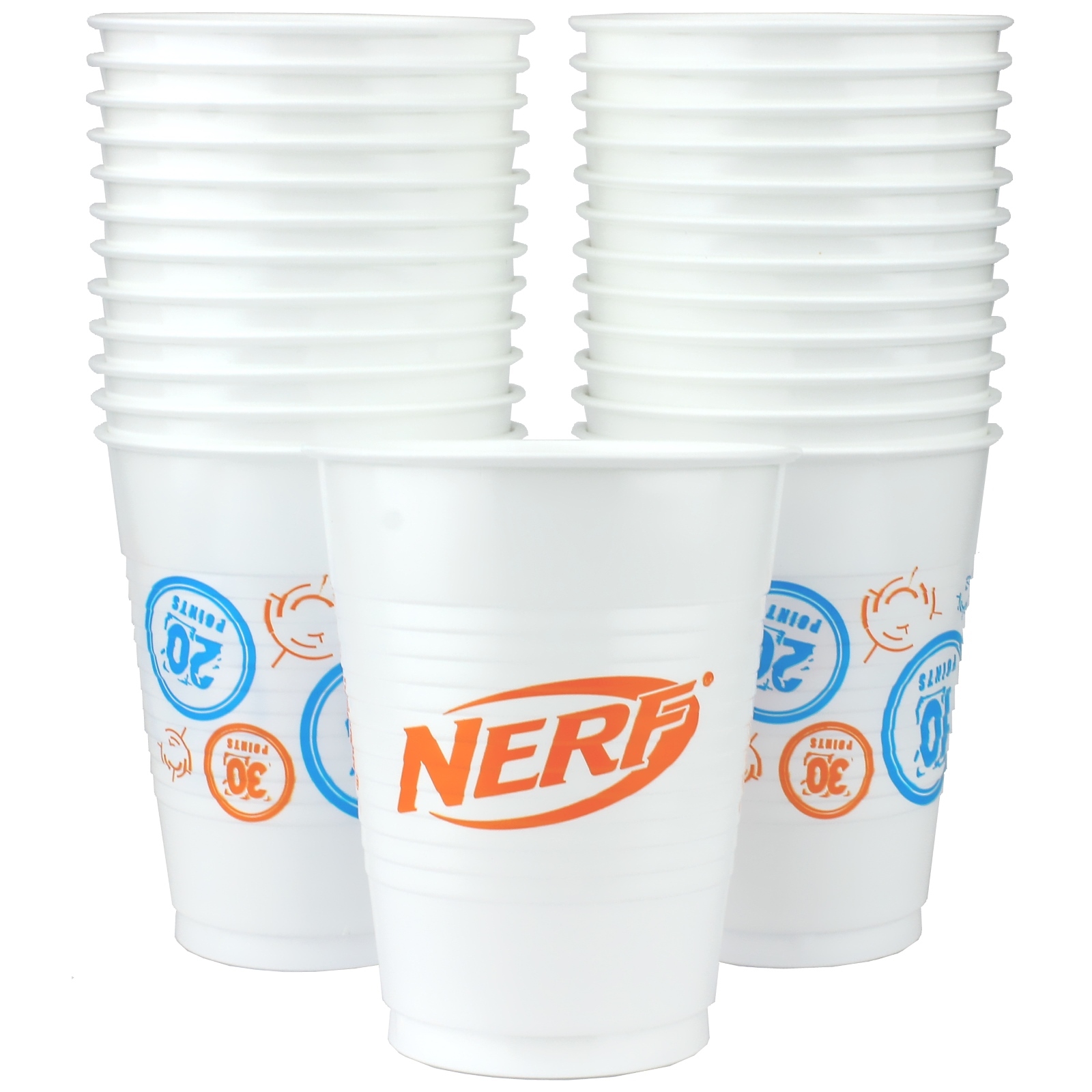 Nerf Large Plastic Target Cups (Pack of 25)