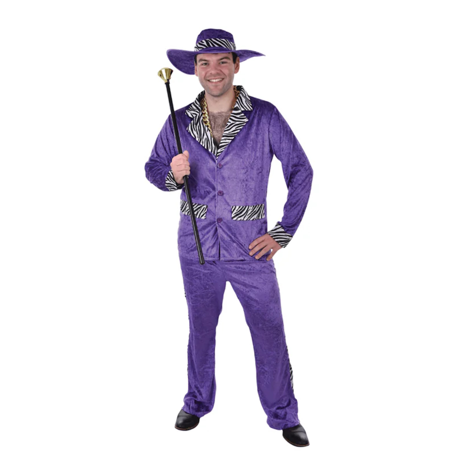 Men's 80's Pimp Suit Costume Large