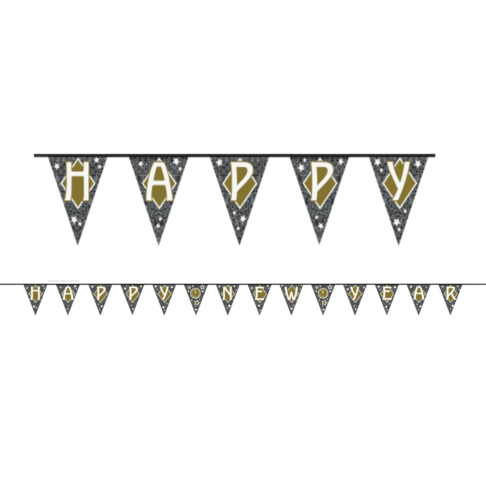 Happy New Year Flag Banner