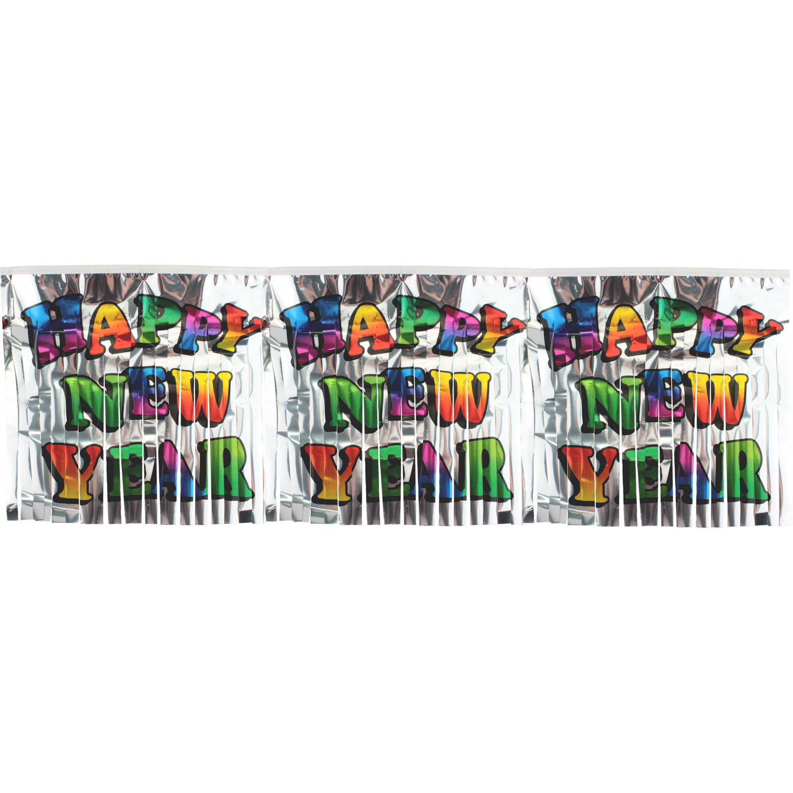 Happy New Year Foil Fringe Banner