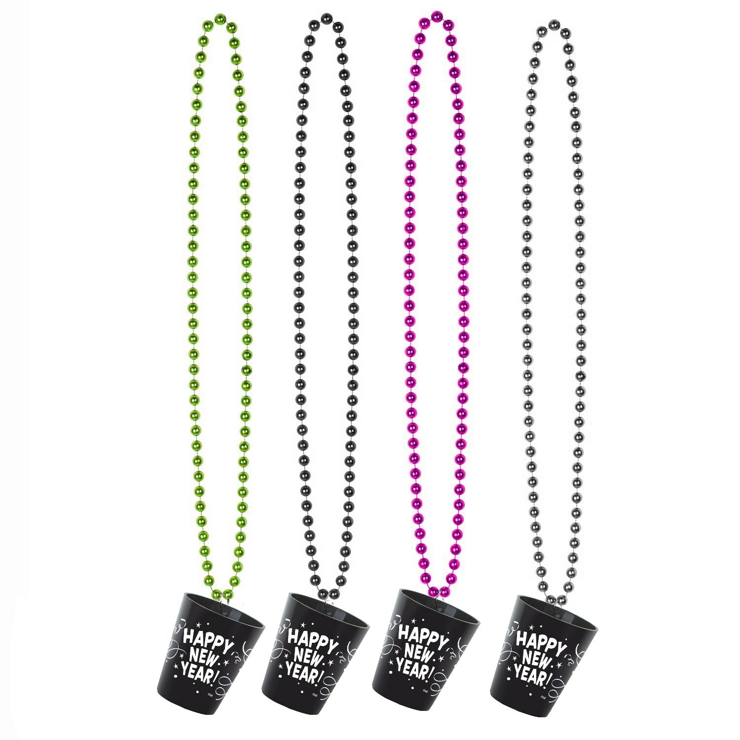 New Year Shot Glass Necklace
