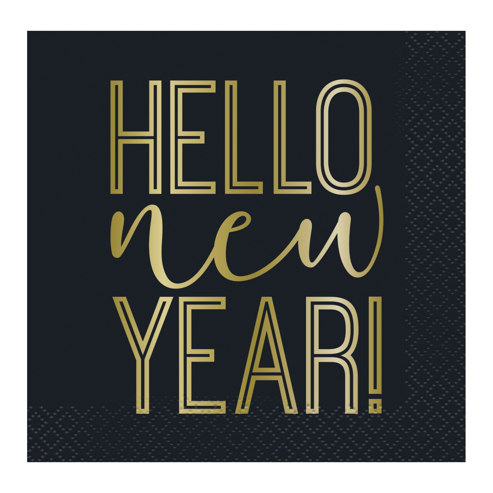 Roaring New Year Small Paper Napkins / Serviettes (Pack of 16)