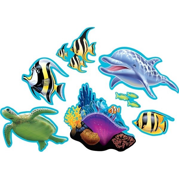 Ocean Party Cutout Decorations (Pack of 7)