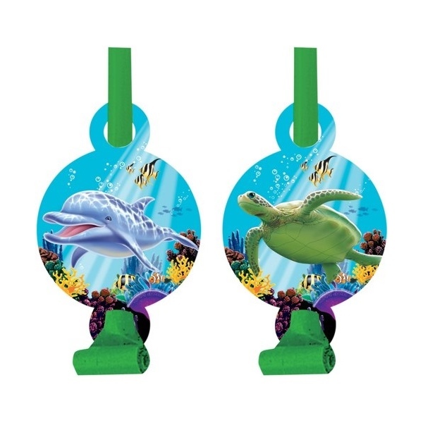 Ocean Party Blowers (Pack of 8)
