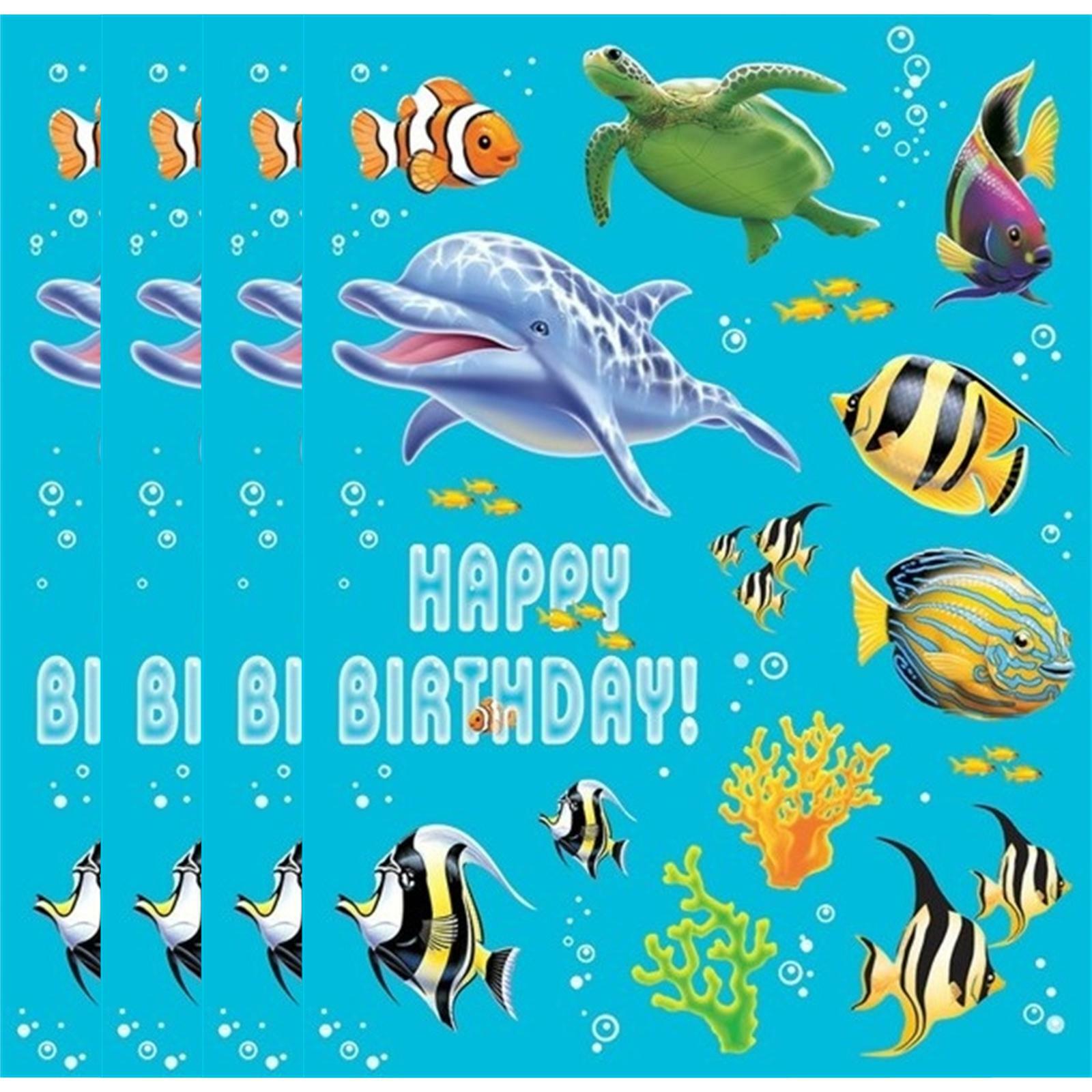 Ocean Party Stickers (4 Sheets)