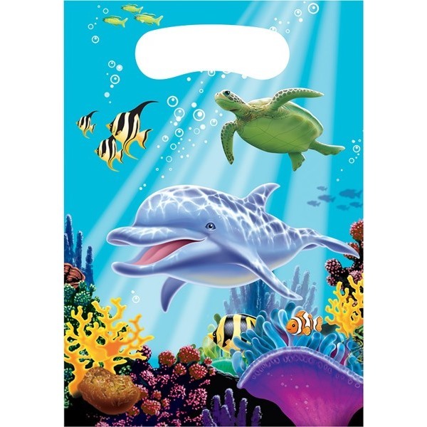 Ocean Party Lolly/Treat Bags (Pack of 8)